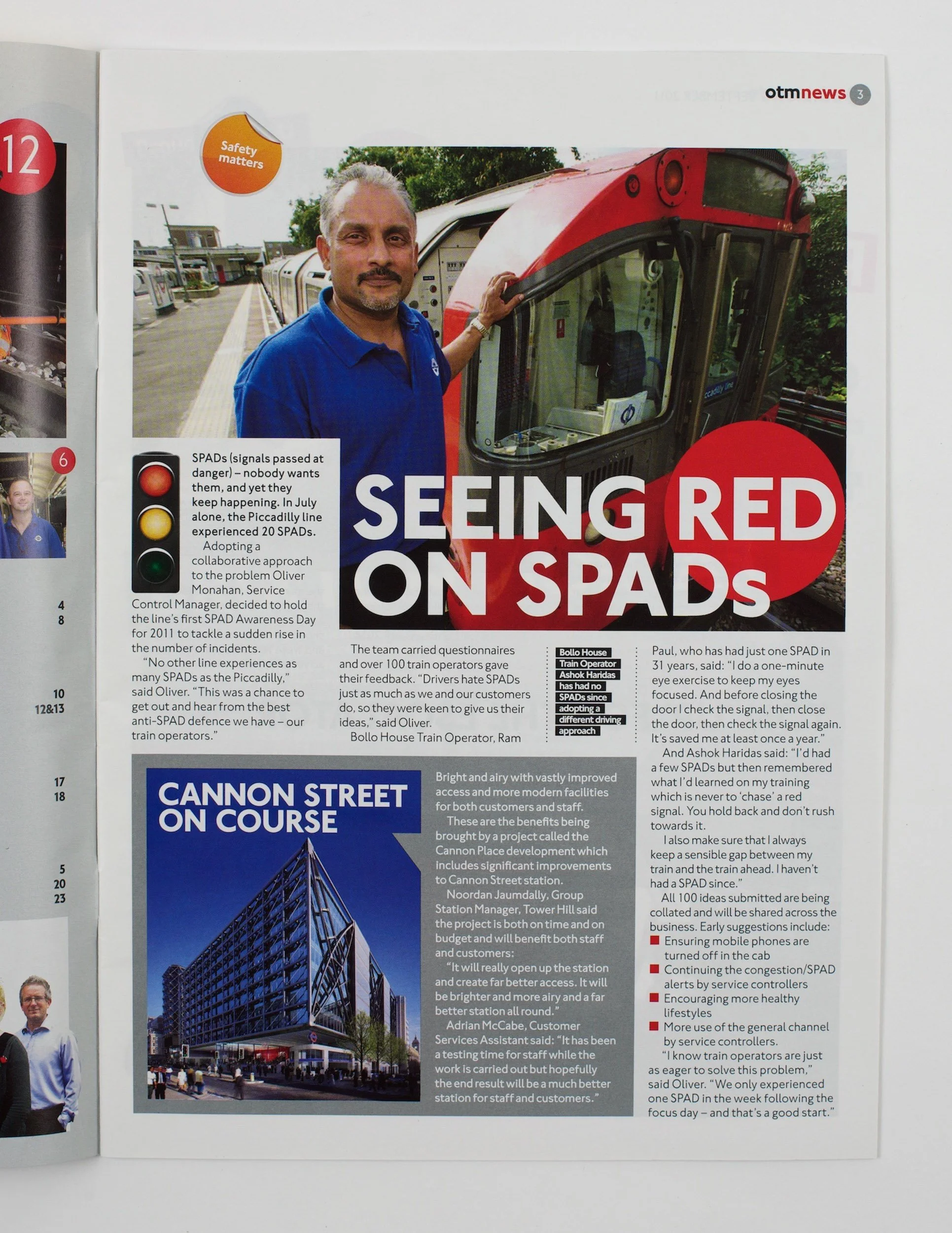 London Underground staff magazine