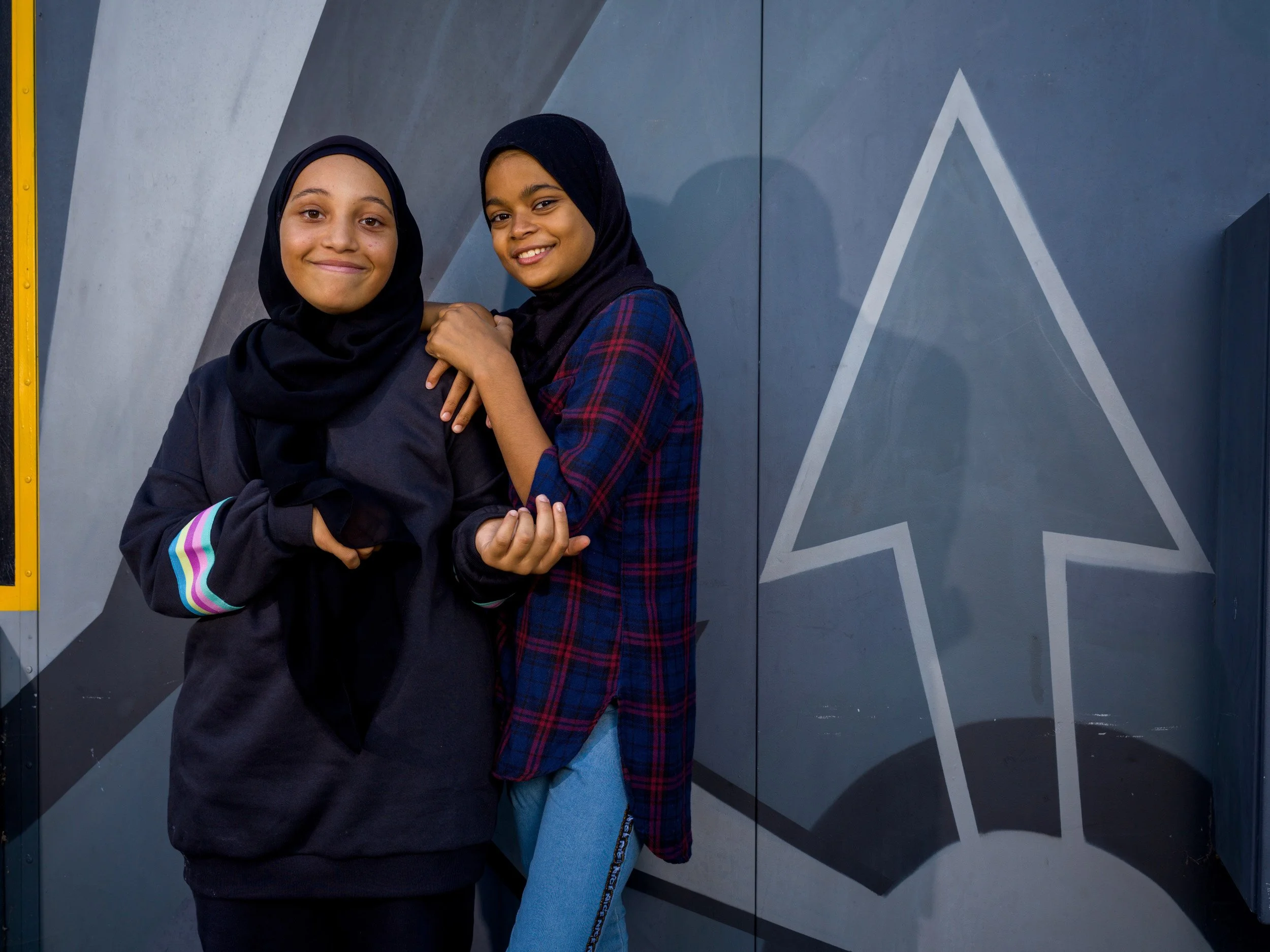Muna & Lina , Barnfield Youth Hub , Plumstead