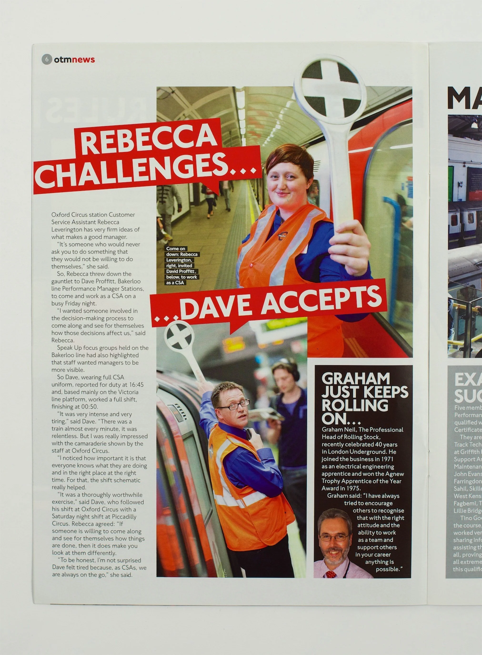 London Underground staff magazine