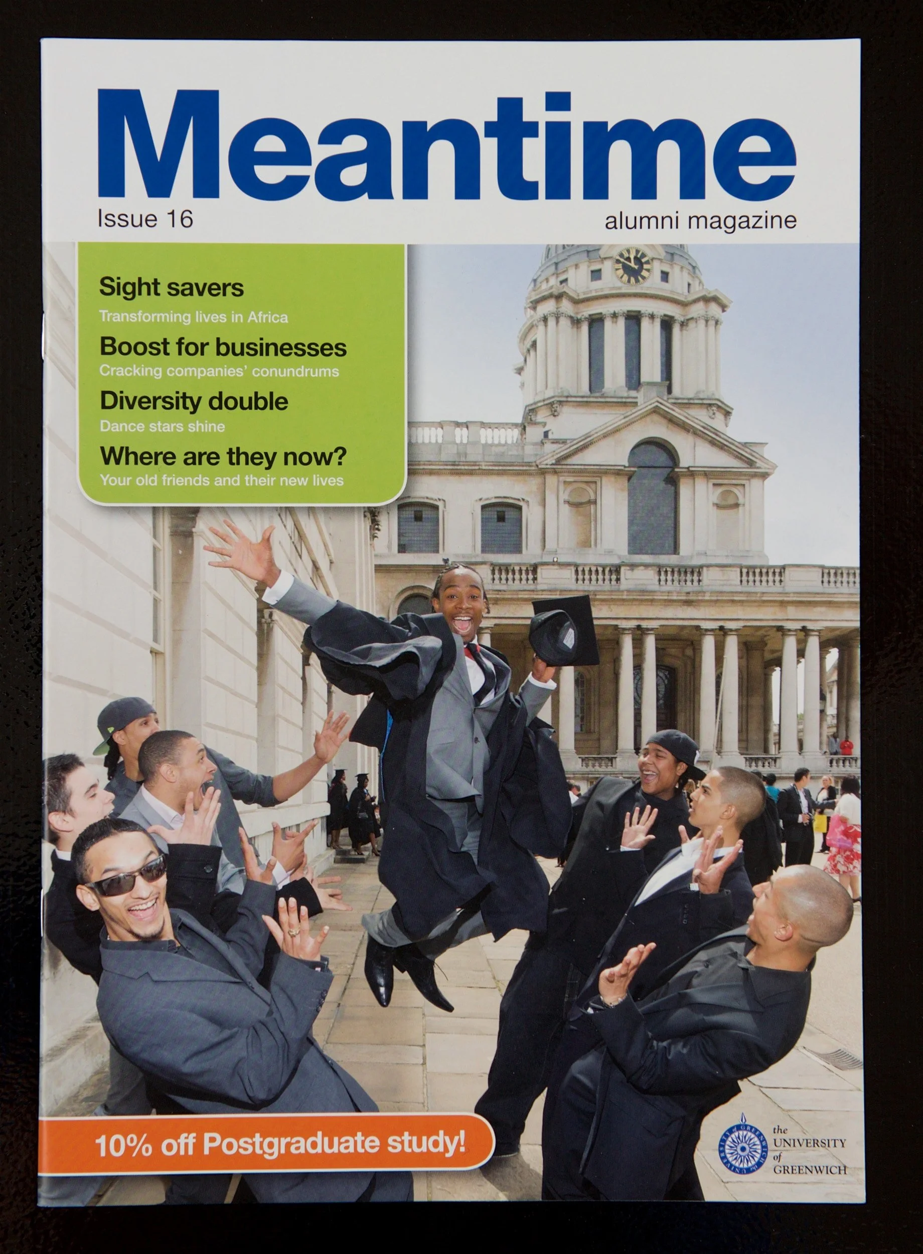 Meantime Alumni Magazine, The University of Greenwich