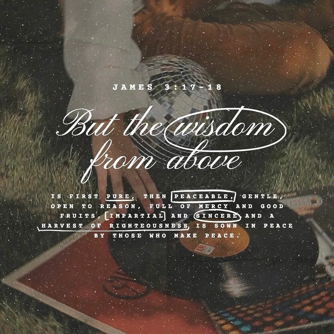 Our favorite day of the week is coming up! We continue to go deep into the book of James and we love what the Lord is doing in ICYA 🪩 this week we&rsquo;ll be reading James 3:13-18! 

Doors open at 8PM tomorrow 🙌 Come a little early for snacks and 