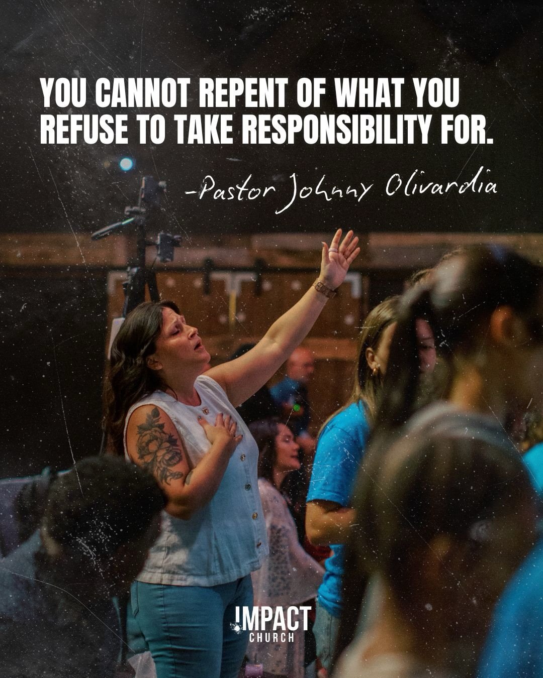 It&rsquo;s easy to point out what others need to change while overlooking what God wants to change in us.

Taking responsibility requires humility, but it&rsquo;s where real growth begins. We can&rsquo;t keep making excuses for the things God is call