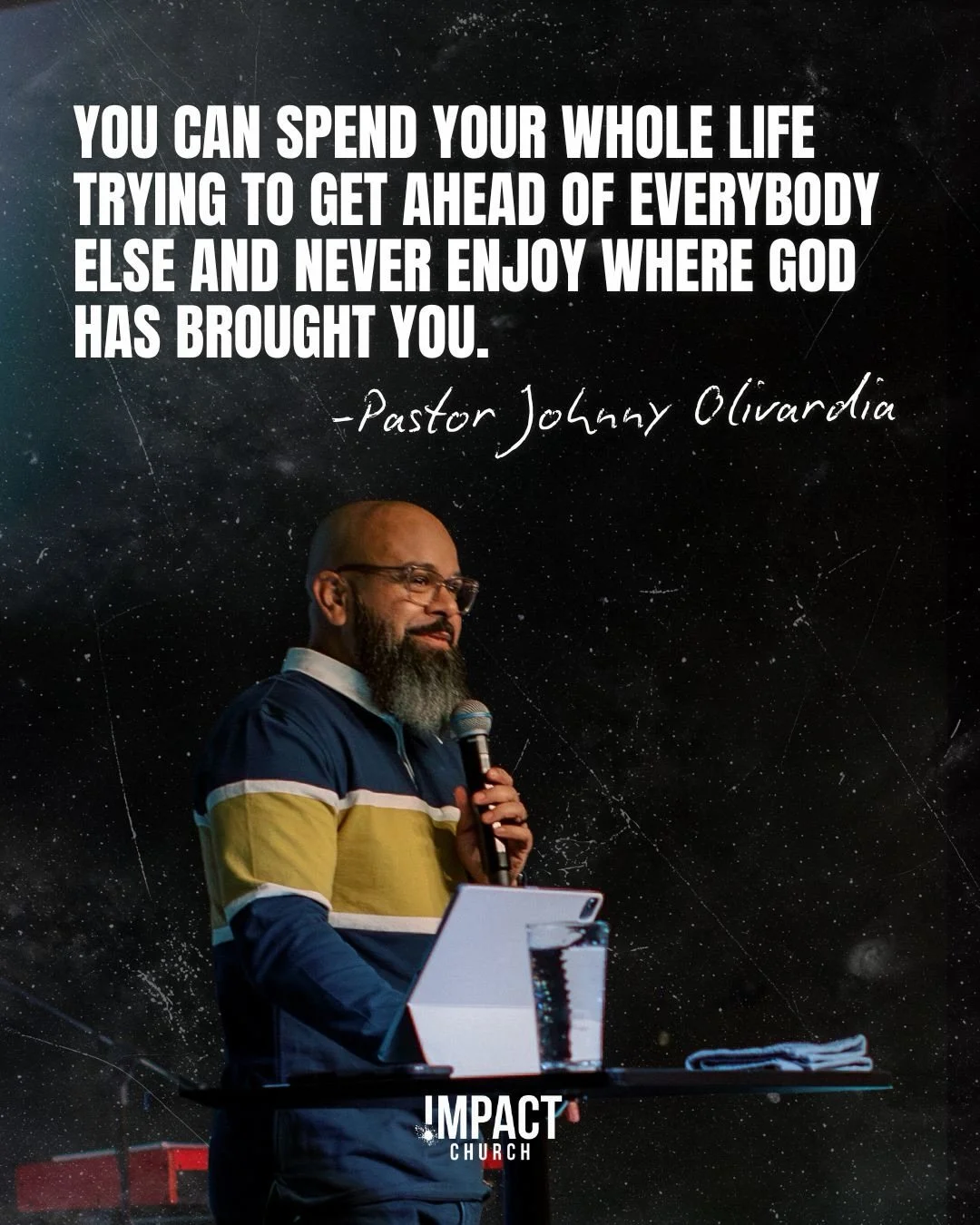 Comparison can steal our gratitude, distract us from our calling, and take our eyes off Jesus.

In John 21:22, Jesus reminds Peter, &ldquo;What is that to you? You follow me!&rdquo;

God has given each of us a unique calling. We don&rsquo;t have to c