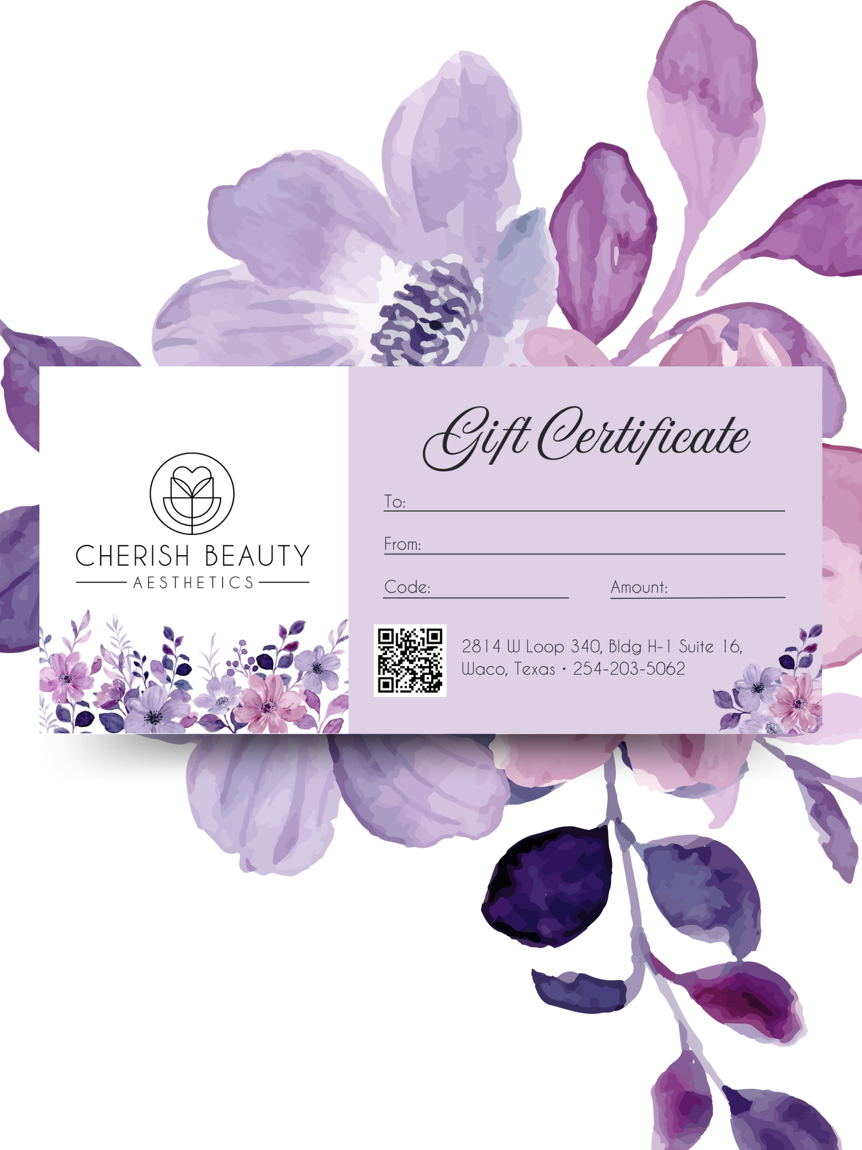 Cherish Gift Certificate