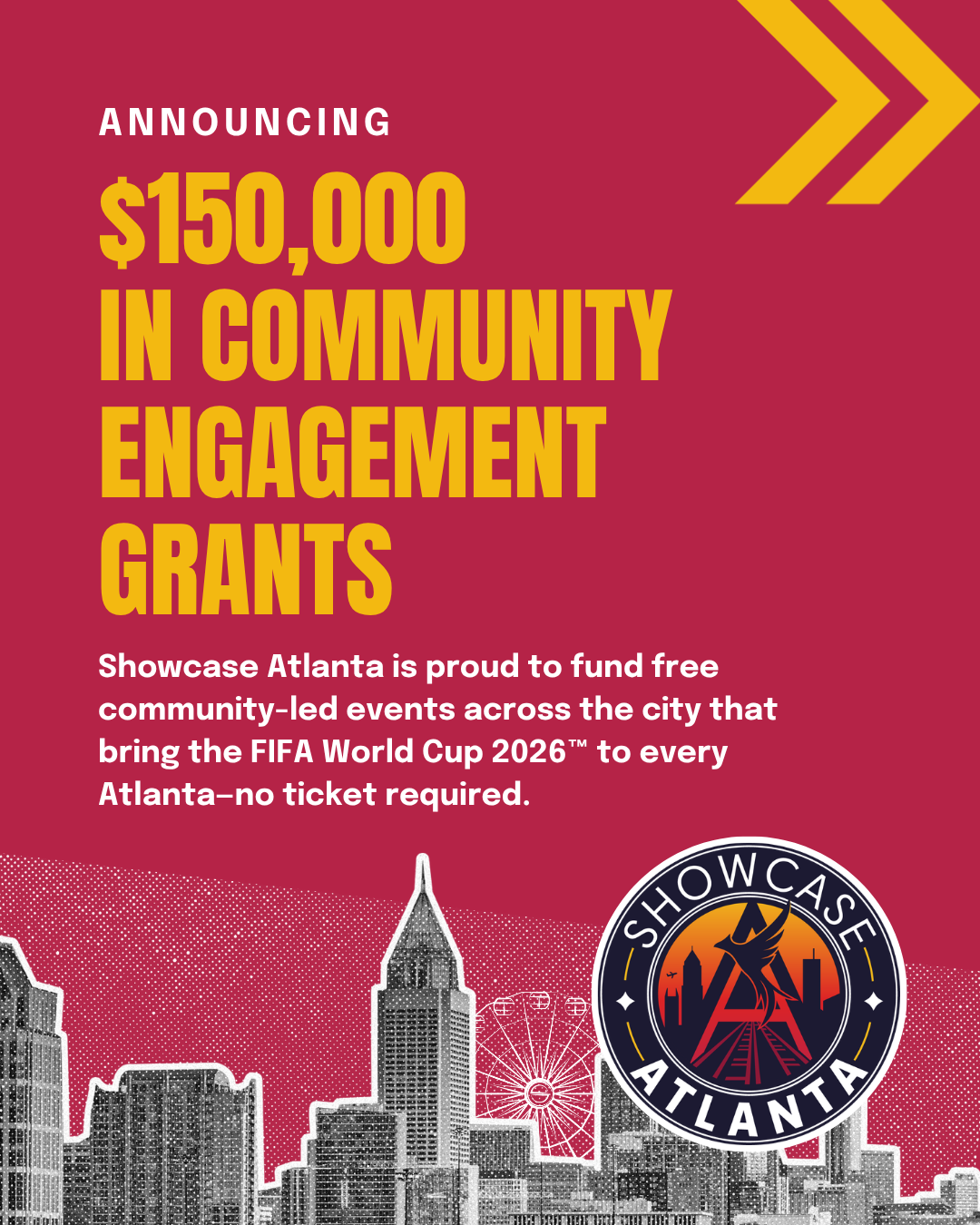 Showcase Atlanta Launches $150,000 Community Engagement Grant&nbsp;