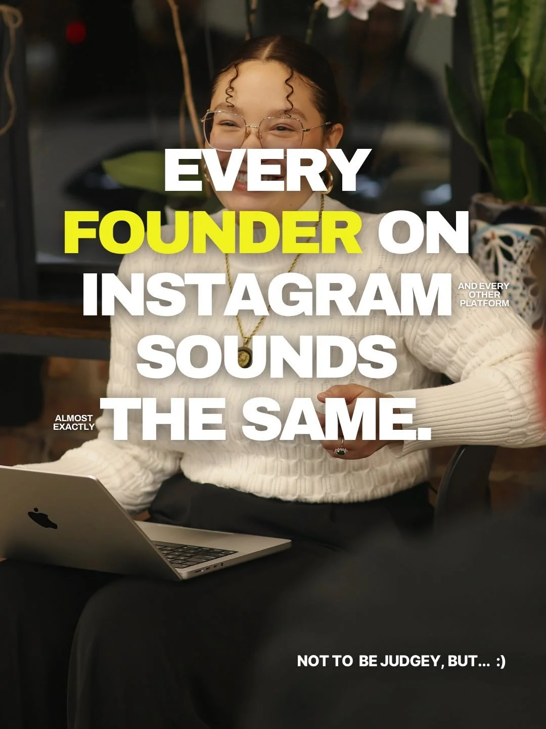 It&rsquo;s not you. It&rsquo;s your content.

Something&rsquo;s got to change.

Generic content doesn&rsquo;t convert. But your voice does.

Most founders I work with are posting consistently, but the content feels templated and the sales conversatio