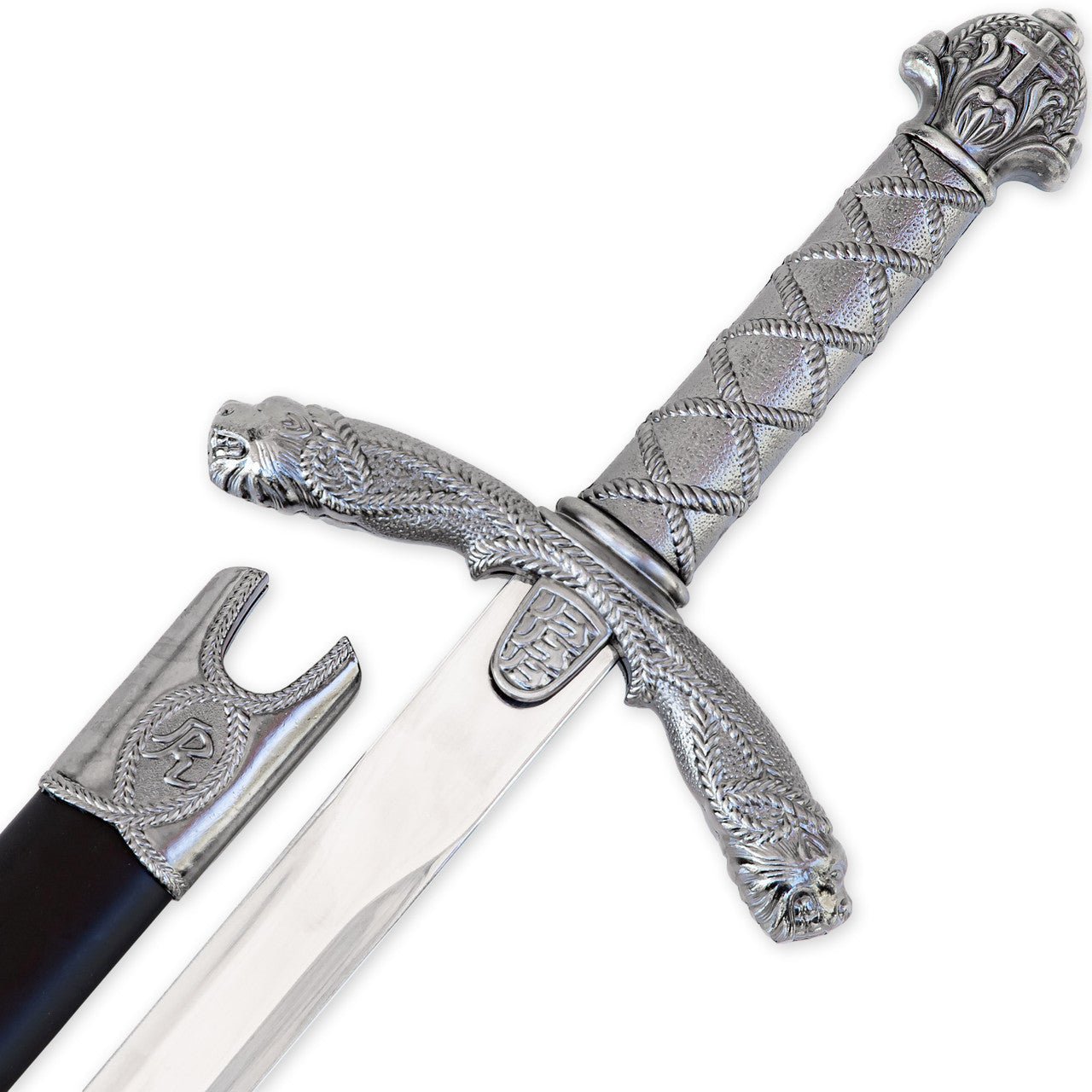 Lionheart-Crusader-Sword-with-Cross-Emblazoned-Pommel-SS2666-5.jpg