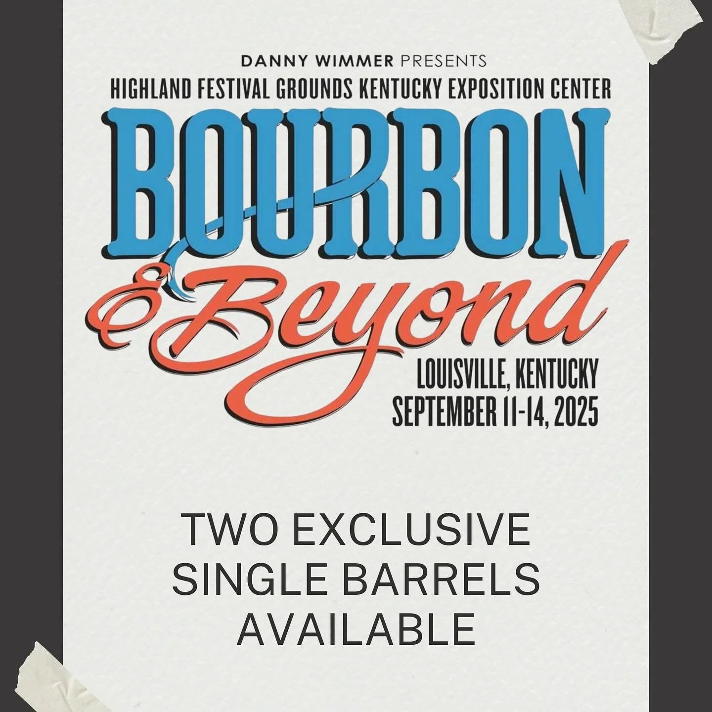 LOUISVILLE, EXTRA! EXTRA! 📰

We&rsquo;re making our headline debut at @bourbonandbeyond this week with not one, but TWO exclusive single barrels&mdash;available only at the NEWS Bar as part of the @easternlightdistilling Experience (15), right by th