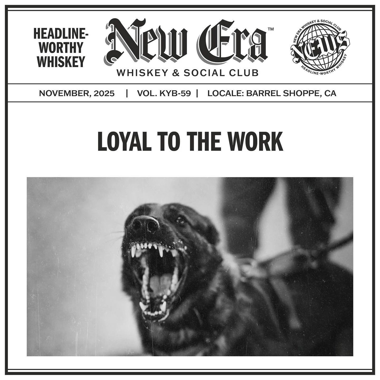 NOVEMBER, 2025 | VOL. KYB-59 | LOCALE: BARREL SHOPPE, CA 

&ldquo;LOYAL TO THE WORK&rdquo;

@standwatchknives x @barrelshoppe 

&bull;&bull;&bull;

#newerawhiskey #spreadthenews #headlineworthywhiskey #kentuckybourbon #kystraightbourbon #kybourbon #b