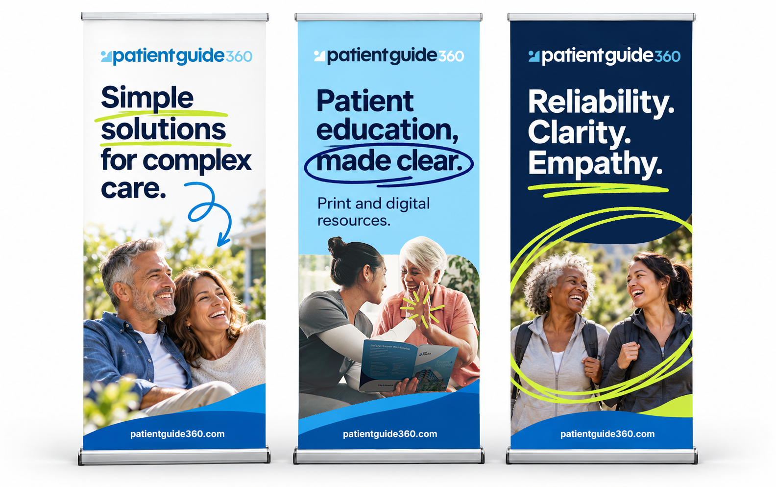 Patient Guide 360 conference banner series Patient Guide Solutions