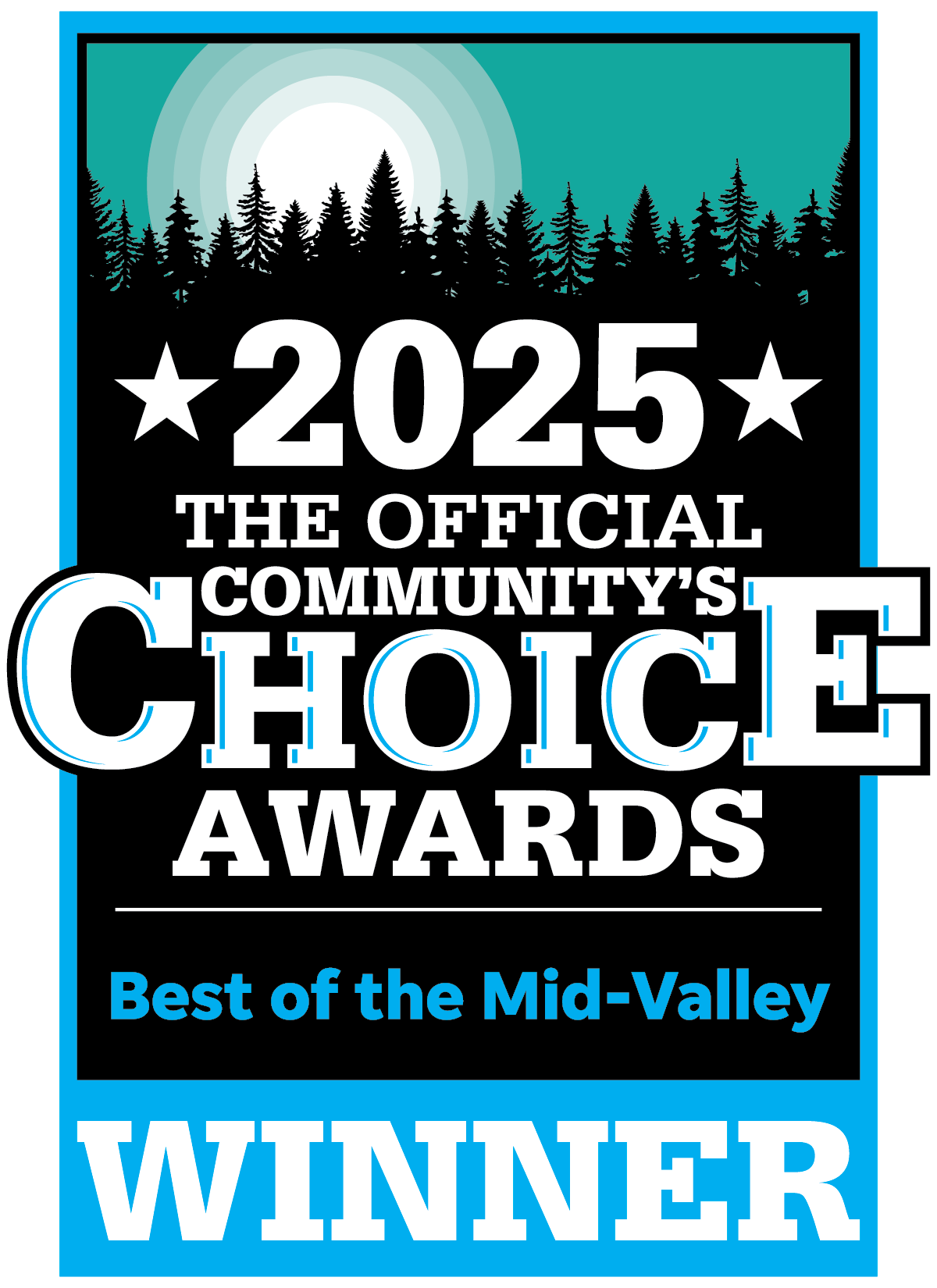 2025 Best of the Mid-Valley Community's Choice Awards Best Dental Practice