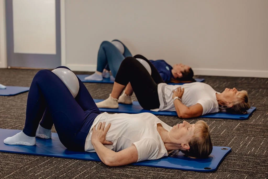 diaphragmatic breathing + Pilates