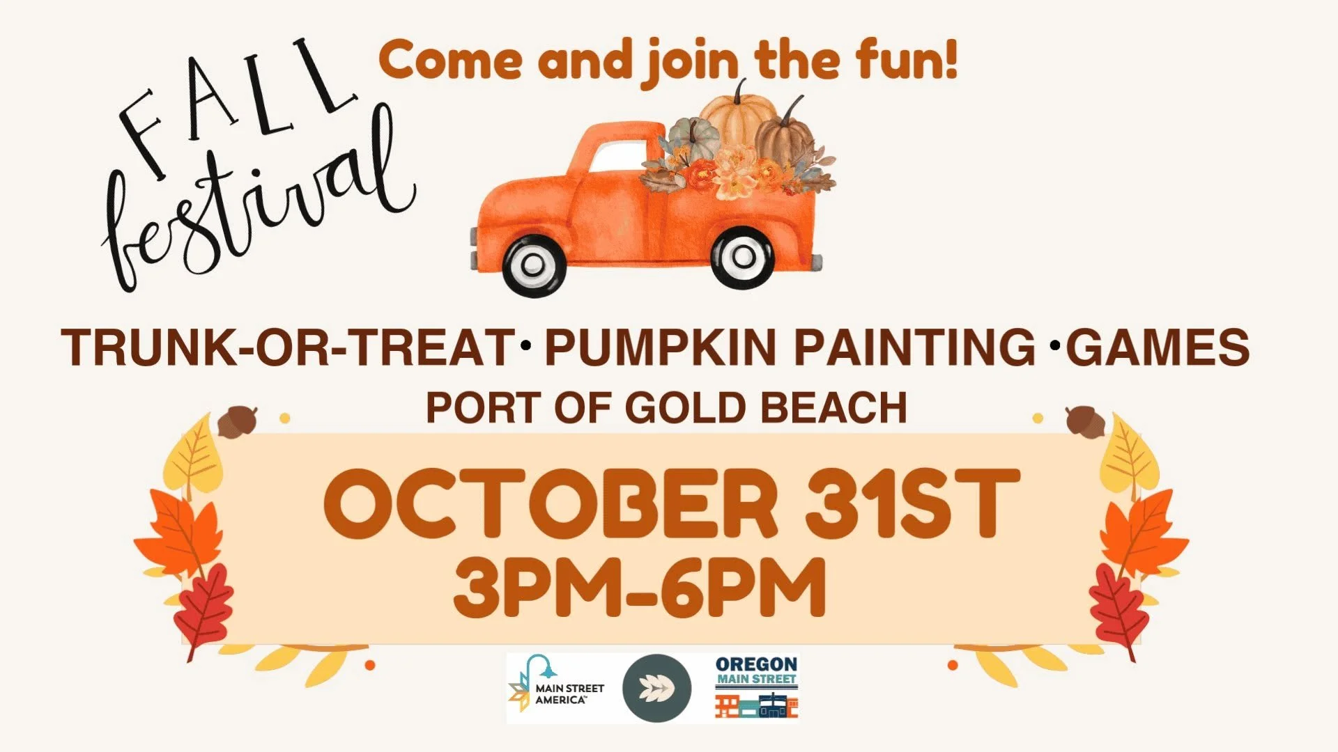 Fall Festival — Port of Gold Beach