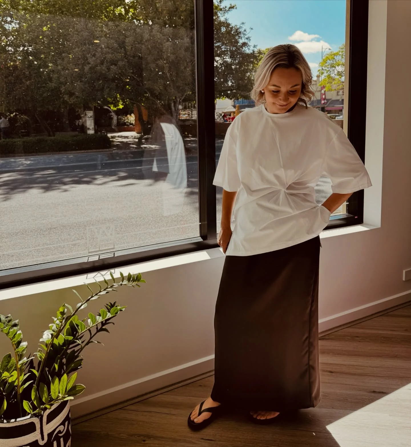 Meet your elevated everyday tee. The Ajaccio Top is made from luxe Pima cotton and finished with subtle details that add shape and polish. Easy, comfortable and perfect for travel or off-duty days &mdash; one of those pieces you&rsquo;ll keep reachin