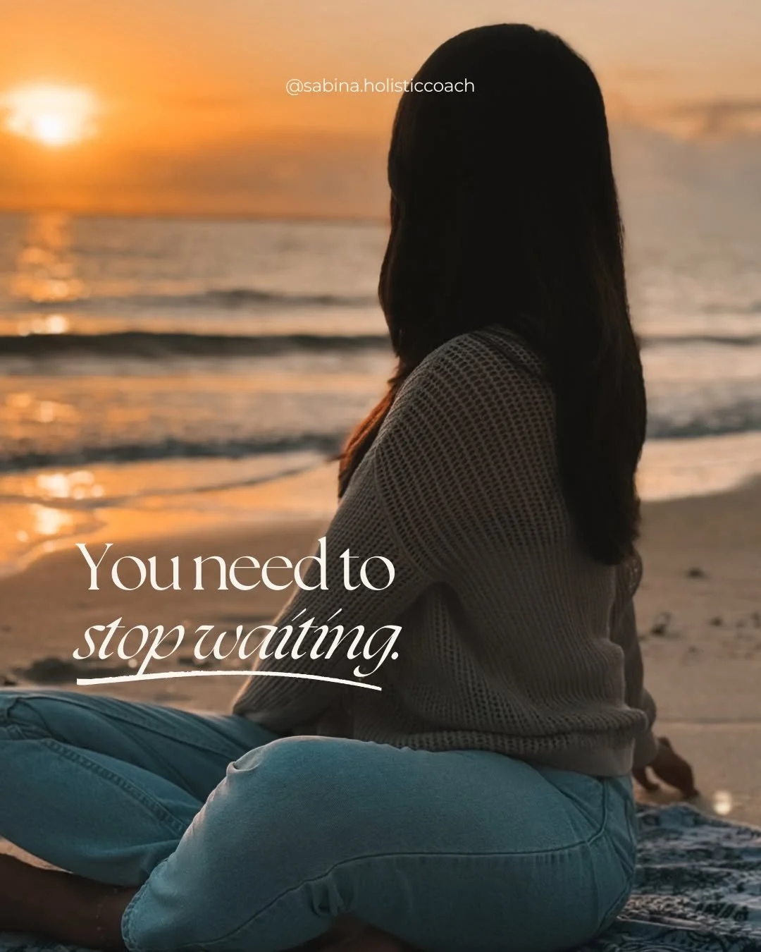 We spend so much time waiting.
Waiting for clarity.
Waiting for acknowledgment.
Waiting for someone else to finally understand.

But peace doesn&rsquo;t come from being understood.
It comes from deciding you no longer need to be.
💭 The more you wait