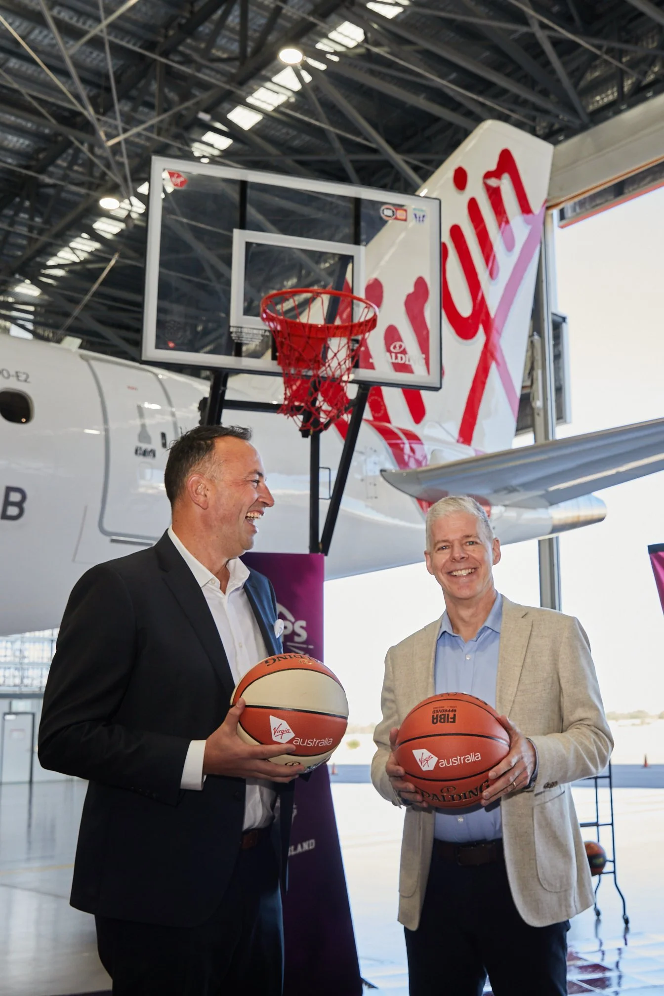 Virgin Australia CEO, Dave Emerson and NBL Group CEO David Stevenson.jpg