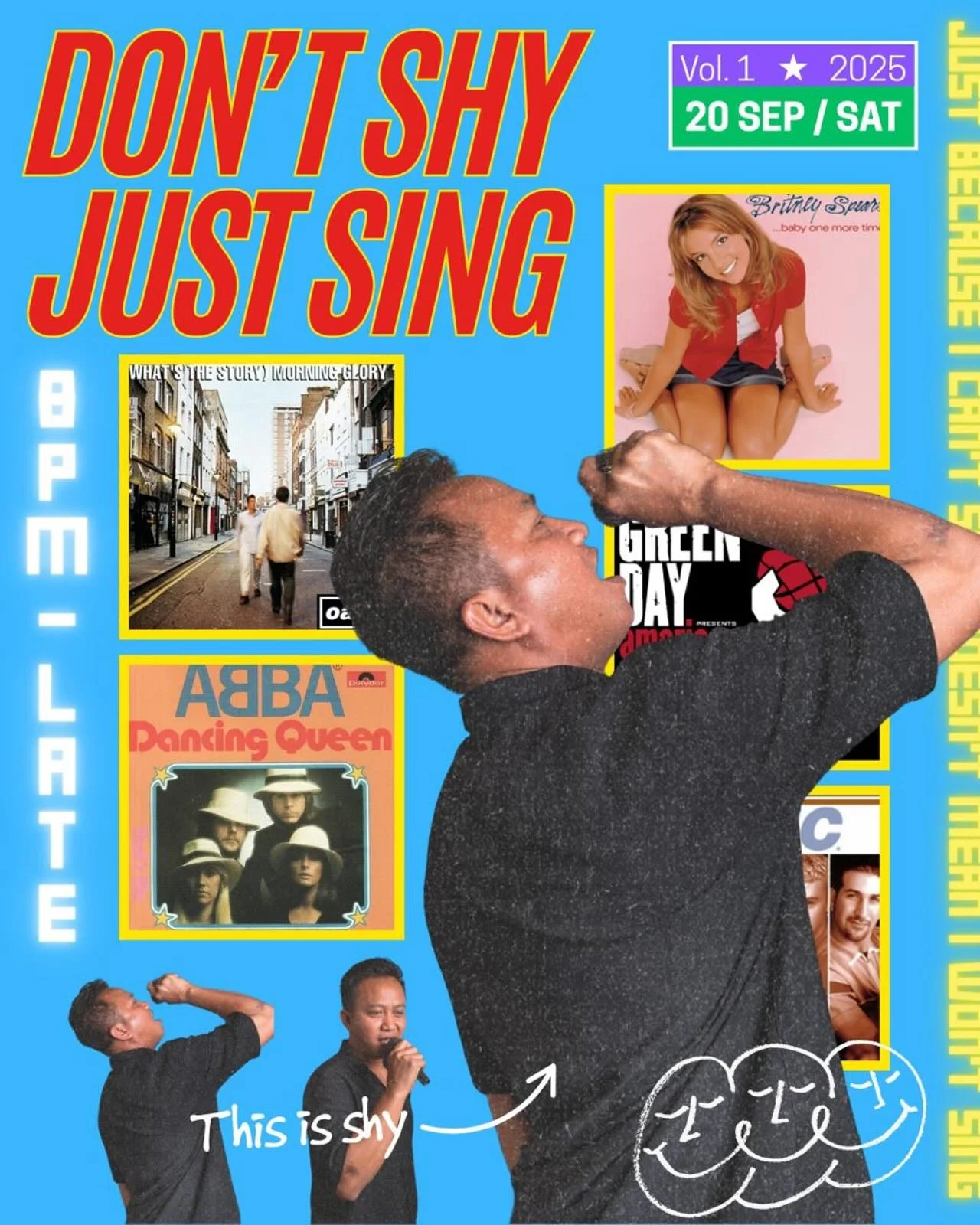 DON&rsquo;T SHY, JUST SING
8PM - LATE

One night only: Middle Child turns into your neighbourhood karaoke bar.

Inspired by Skinny&rsquo;s, inspired by uncles, inspired by that one time you lost your voice at 3AM singing with strangers.

Fronted by S