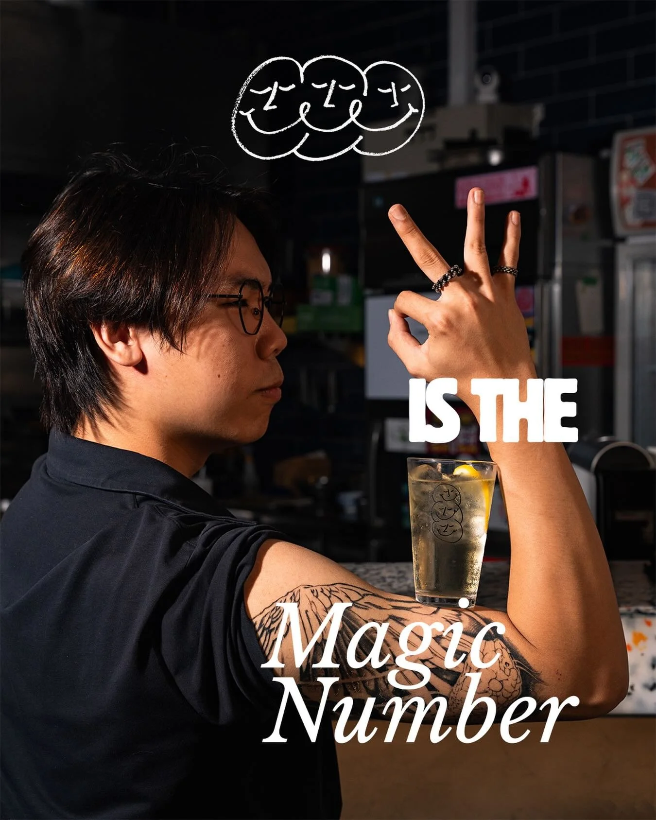 Three drinks, one price, and a little flex to go with it.
House pours &amp; Kakubin highballs &mdash; 3 for $38.
Brewlander Freedom Lager &mdash; 3 for $33.

Grab a friend, grab two friends, or keep all three for yourself &mdash; we&rsquo;re not judg