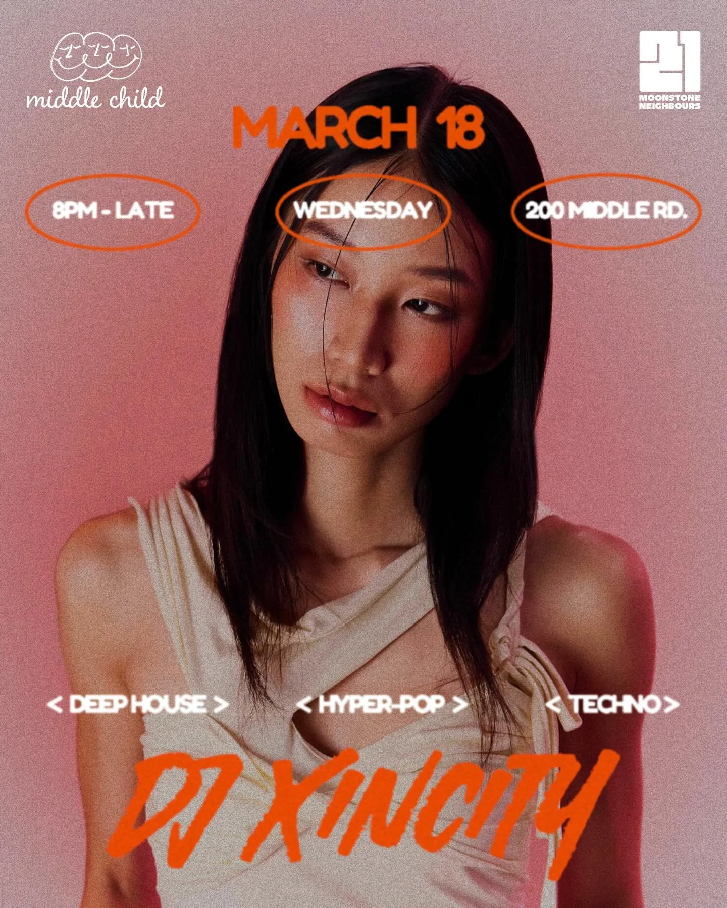 5km first, then we don&rsquo;t go home.

RUN RUN RUN! by @consciousclubbing ends right back at Middle Child, where the real night begins. Cool down with drinks, refuel with wings, and slip into a space that&rsquo;s already warming up.

From 8PM, DJ x