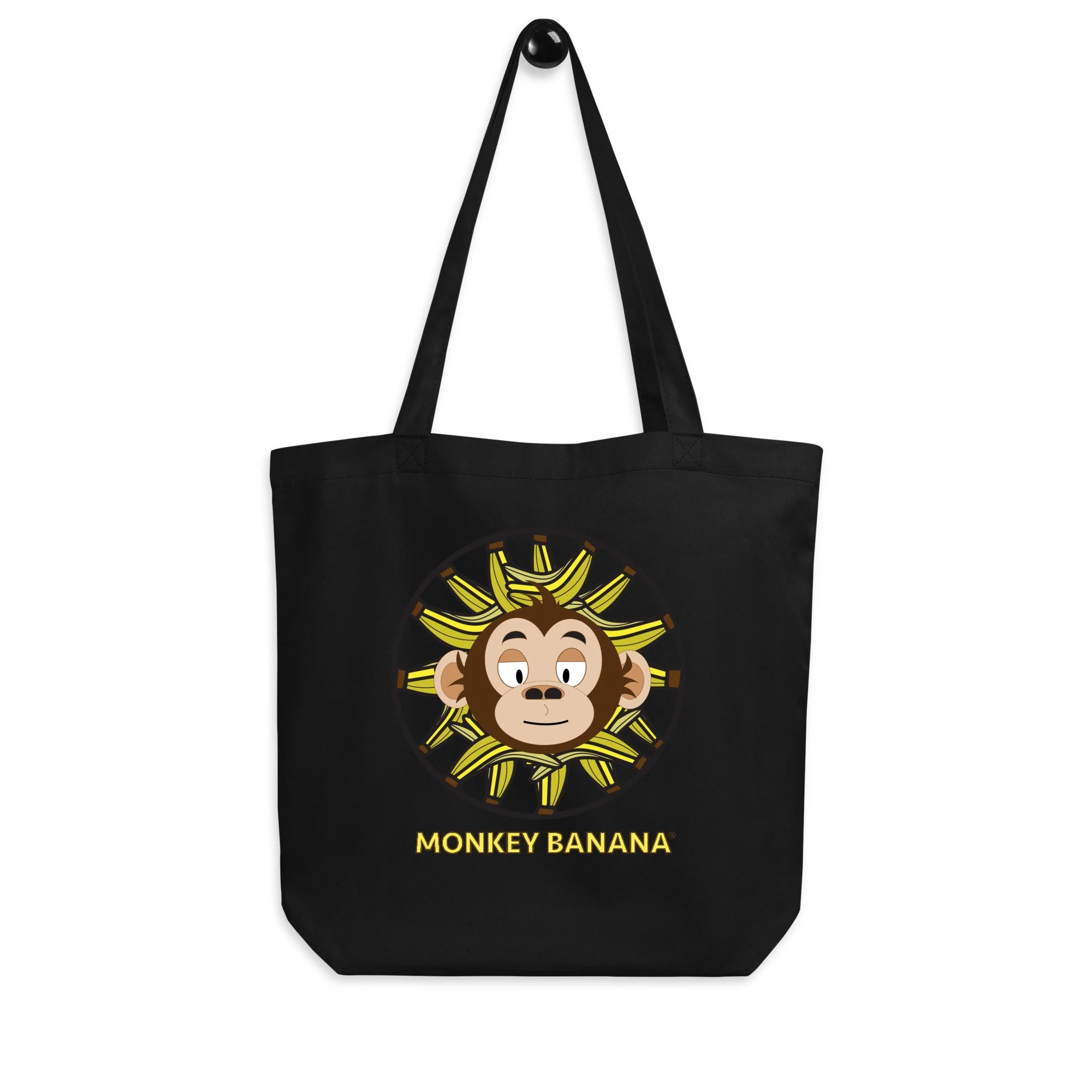 Monkey Banana Eco Tote Bag