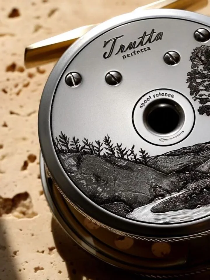 VR Design ~ Trutta Perfetta
Each cut, hammer mark and textured detail is hand engraved in house by Nick and Jan. Hours of fine work under the microscope until it takes shape into the final product that you see here. 

We want to say THANK YOU to our 