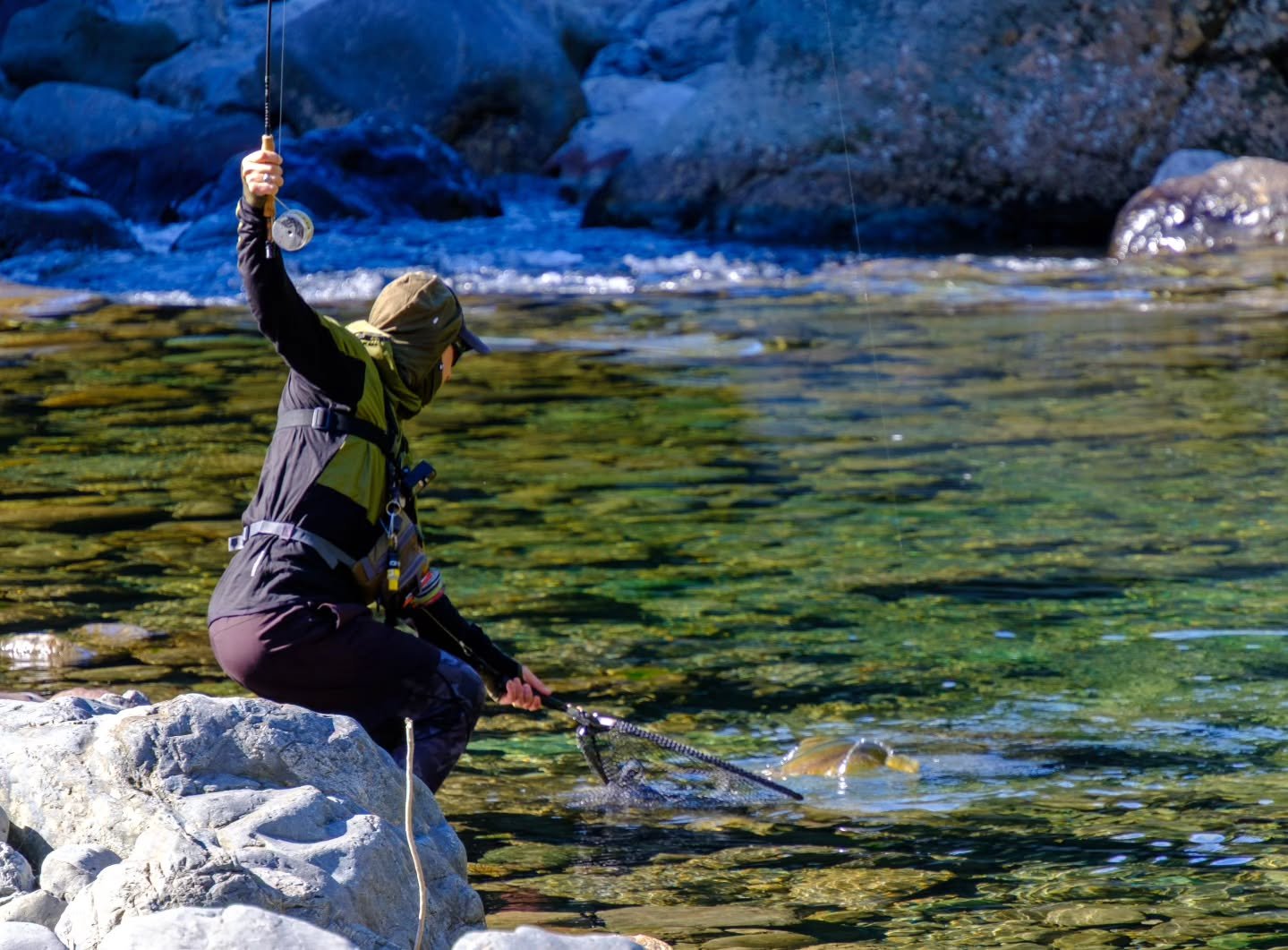 Nothing can replace the feeling of being truly in the backcountry. After climbing over mountains to get there, we had an amazing two days fishing. Just being in the wild is soul medicine, the fishing is a bonus, and the amazing photos your friend tak
