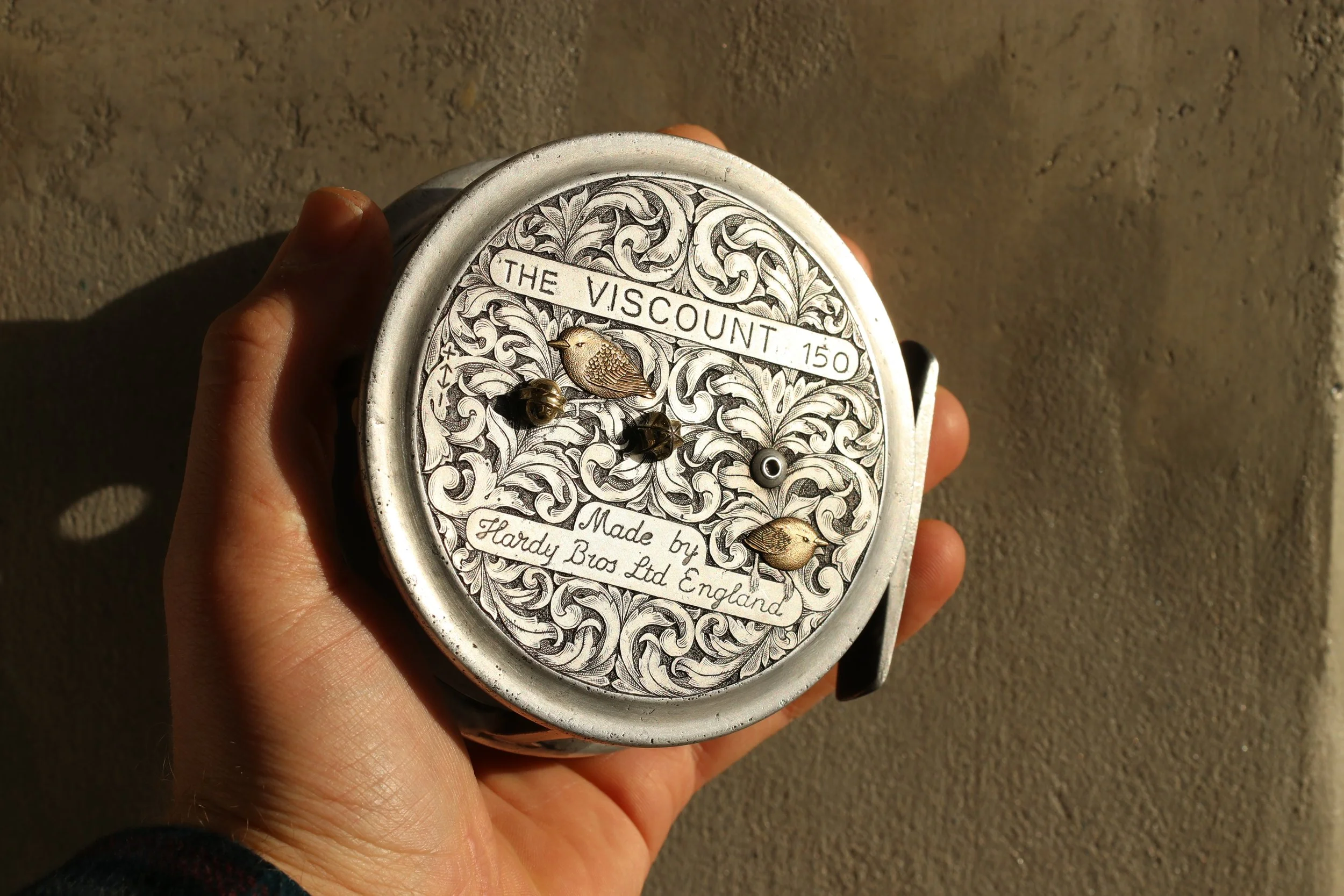 Customised Hand Engraving - VR Design Fly Fishing Reels