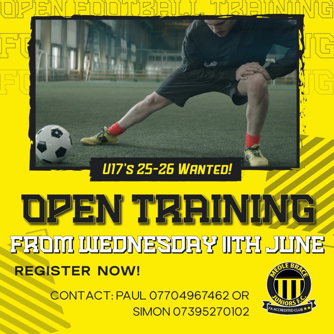 U17 Players-This is your time
We're building our squad for the 2025-26 season- and we're looking for driven, committed players to join our well-established, competitive team.
Ask a parent or guardian to get in touch to arrange attending a training