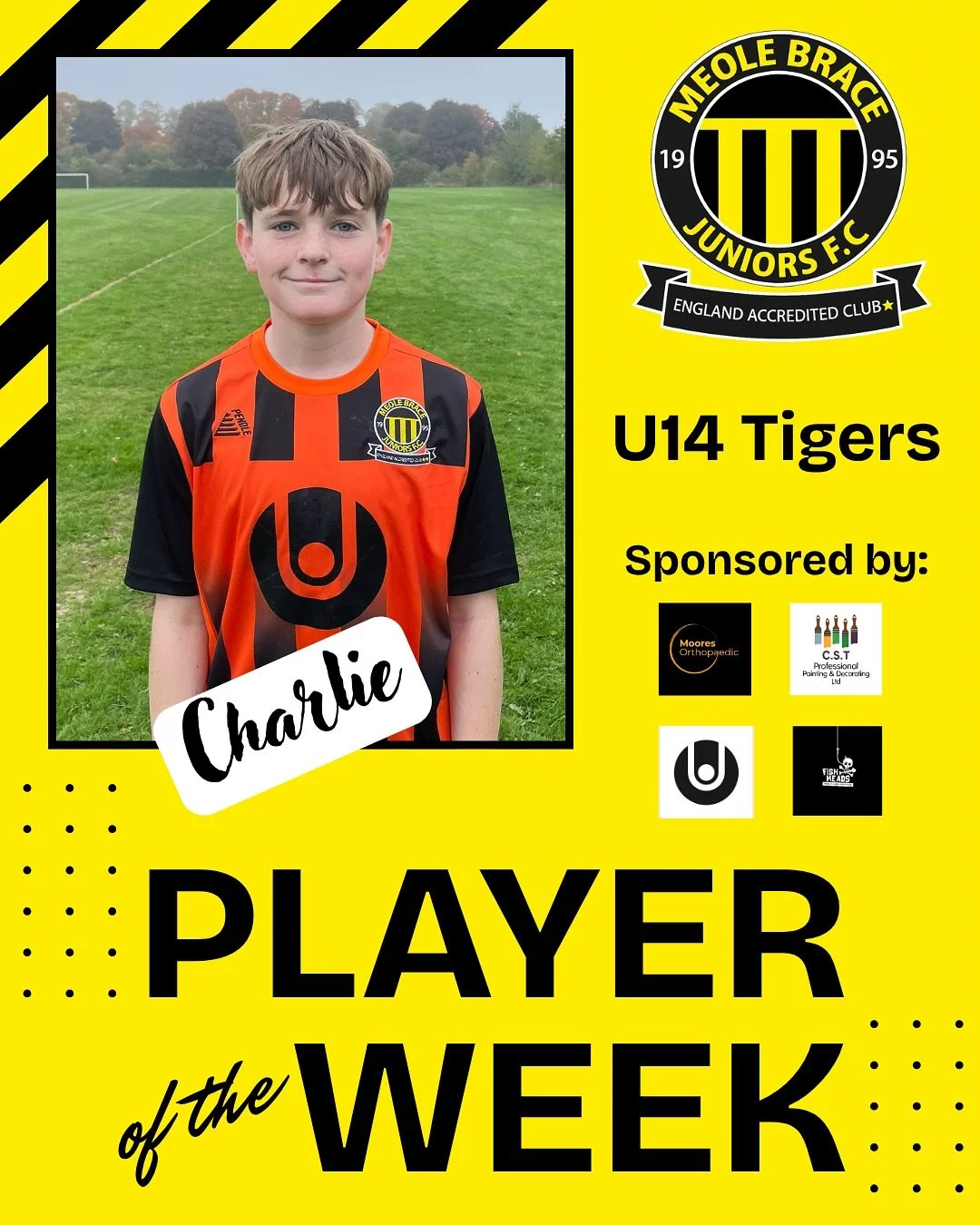 ⭐️ Players of the Week! ⭐️
⚽️ U14 Eagles - Daniel ⚽️
⚽️ U14 Tigers - Charlie ⚽️
Well done lads! 👏🏼