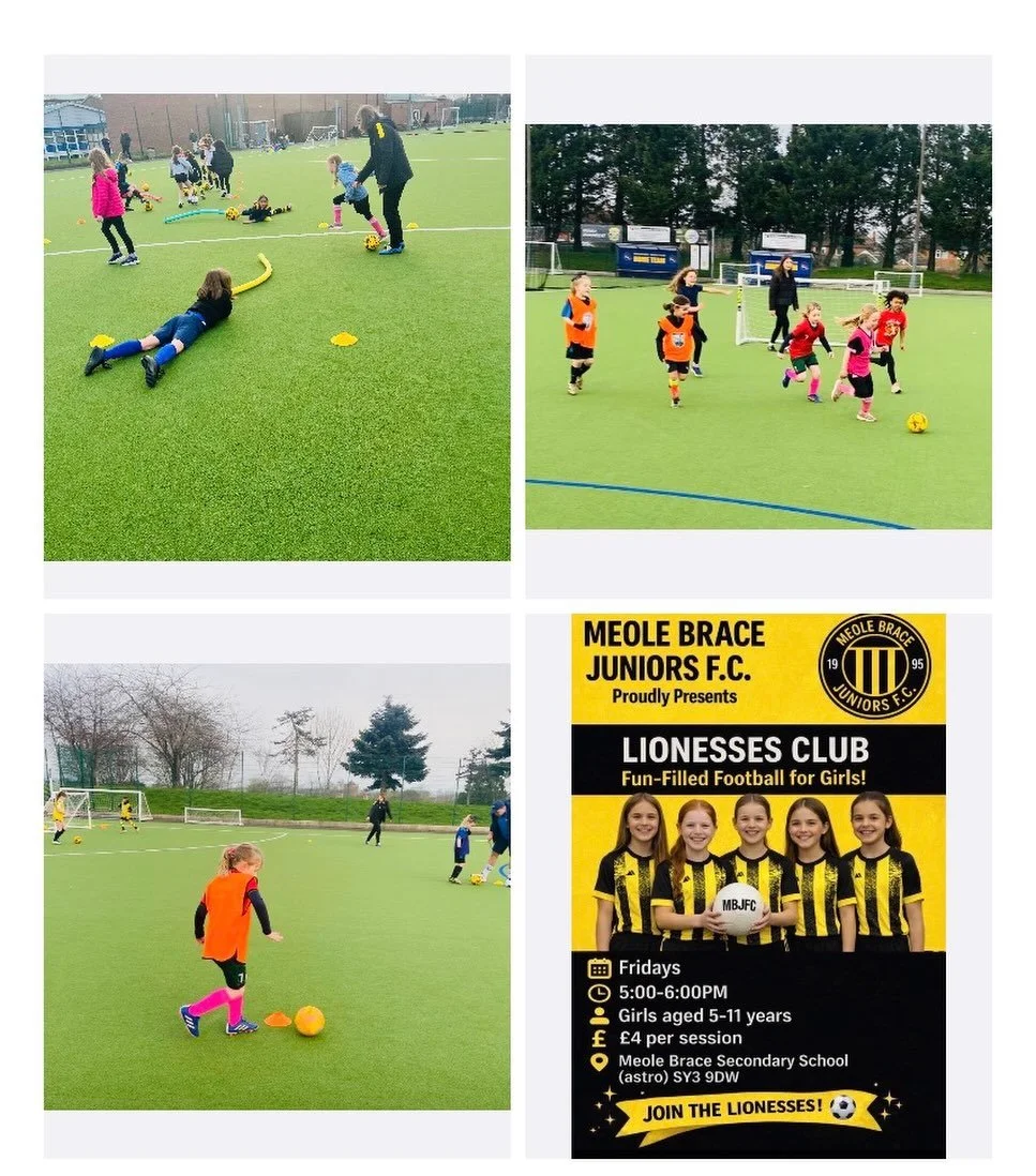 Our Lionesses having fun at yesterday&rsquo;s football club. Well done to all of our &lsquo;Star Players&rsquo; 👏🏼The medal is yours to keep girls 🏅

👧 Open to girls aged 5&ndash;11📅 Fridays | ⏰ 5:00&ndash;6:00 PM📍 Meole Brace Secondary School 