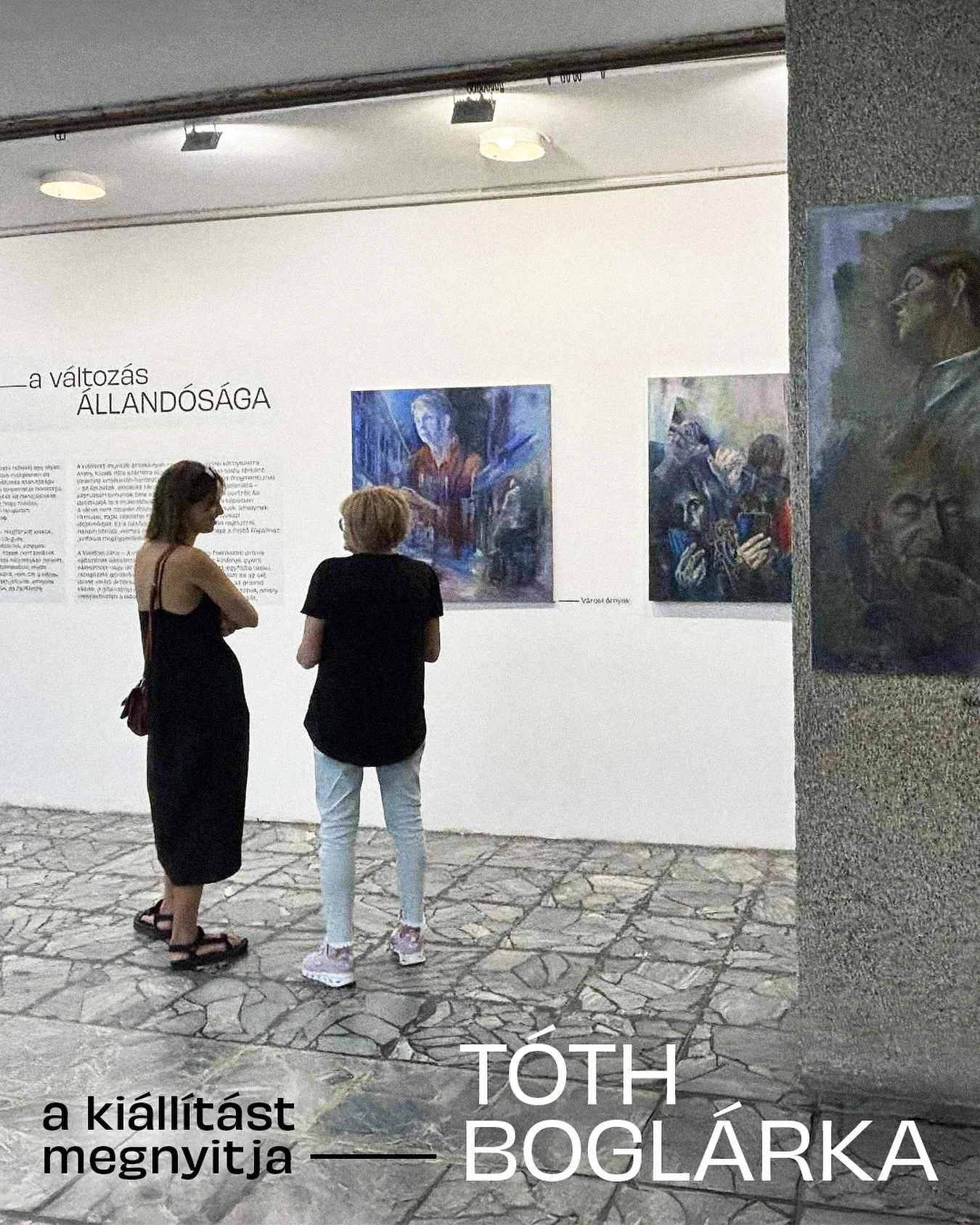 A kiállítást megnyitja: @bogiis 
Tóth Boglárka jelenleg a Vintage Galériában dolgozik, emellett kiállítási projektekben vesz részt kurátorként. Alapkép