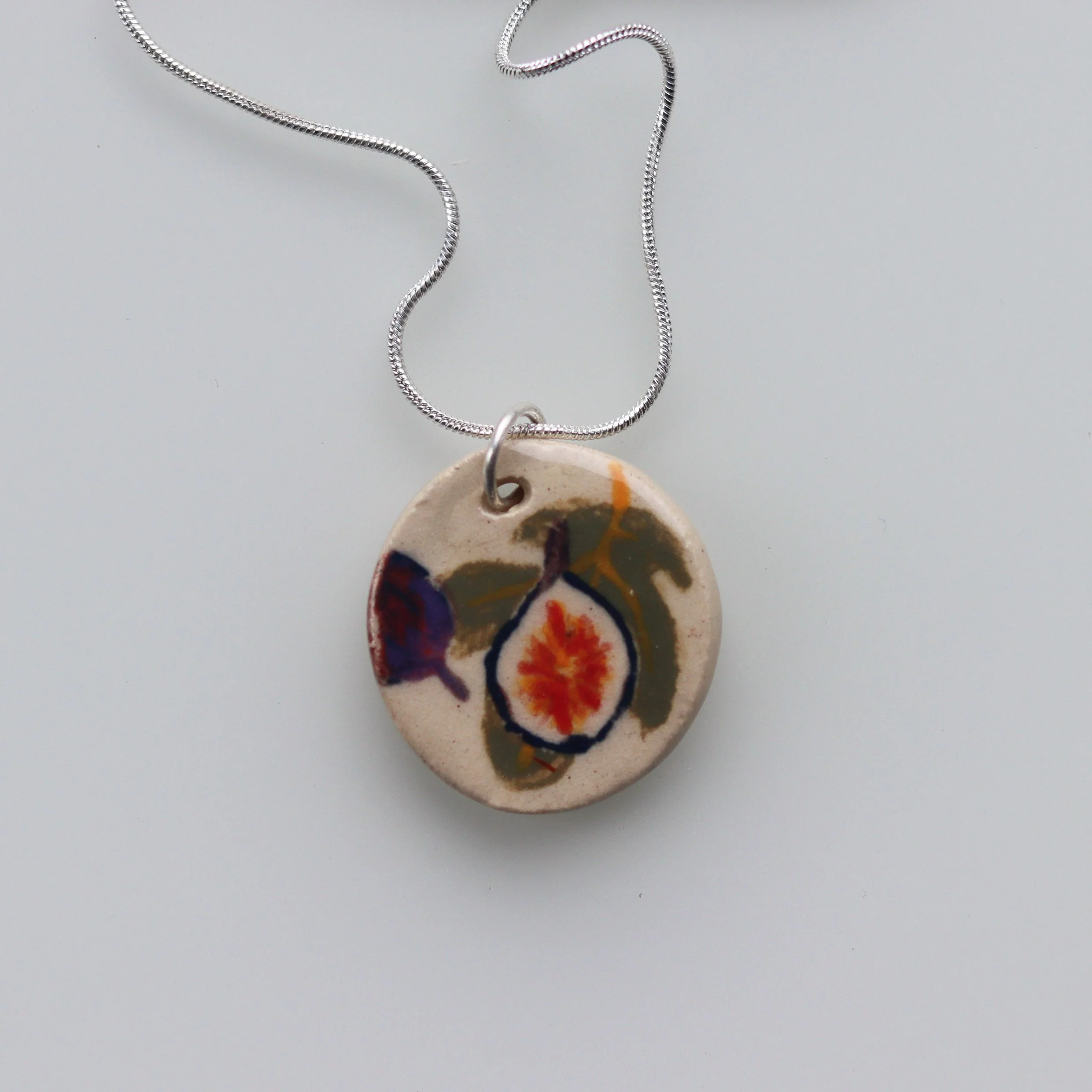 Fig Pendant Necklace