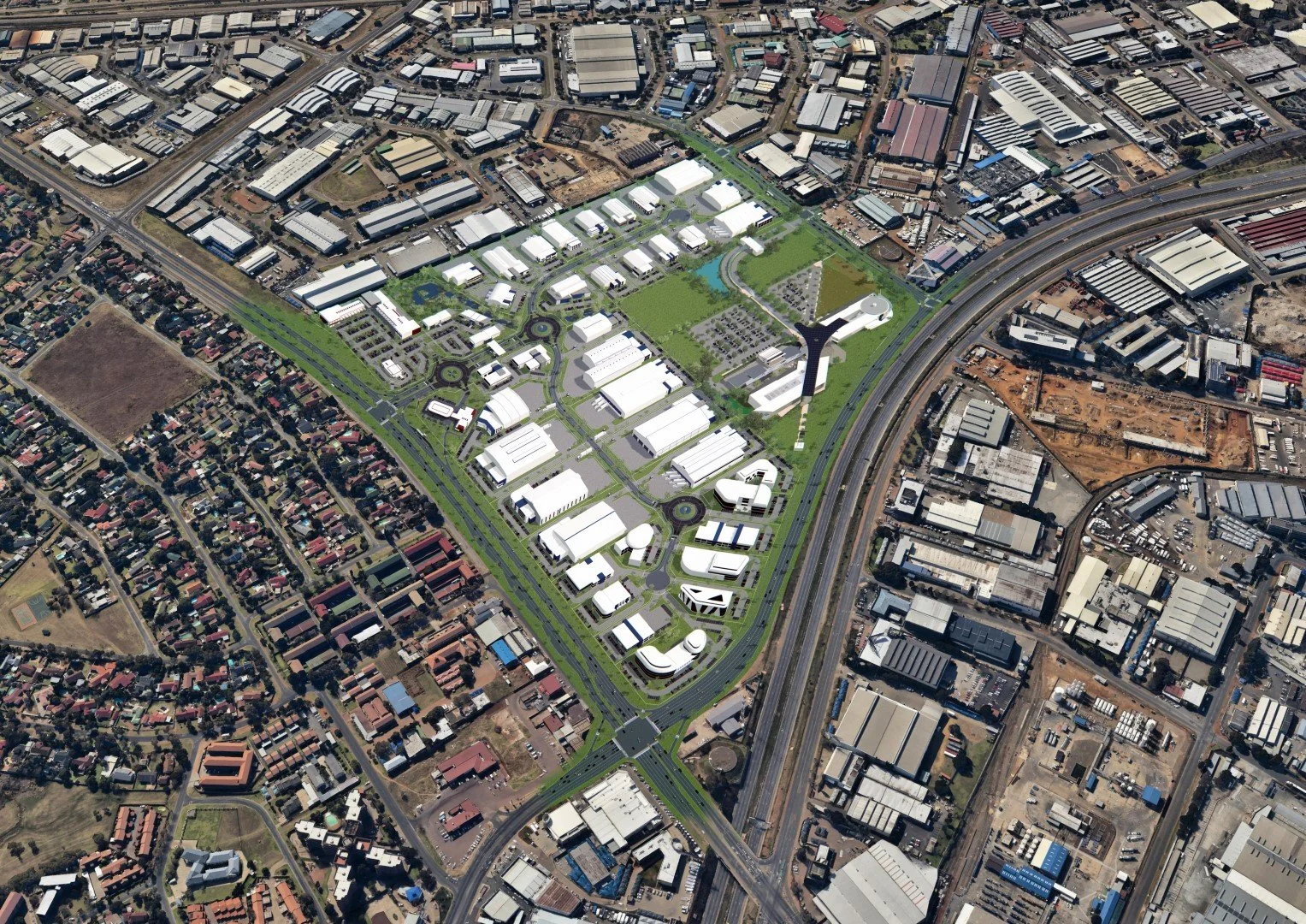 Isando Project - Industrial Estates — Urban Scene Architecture and ...