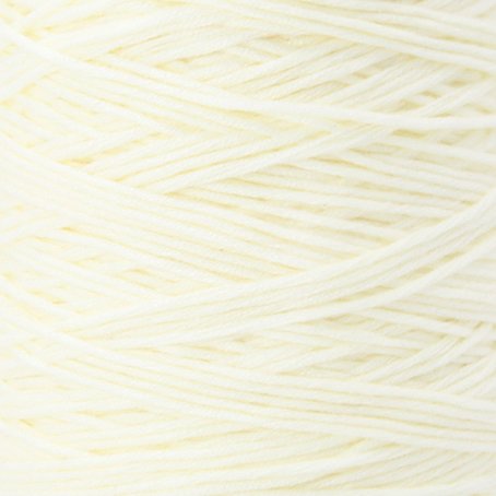 100% Acrylic 8 Ply yarn, for Tufting, Knitting and Weaving, in over 90 colours, in Fulham, South West London. 001 Bianca.