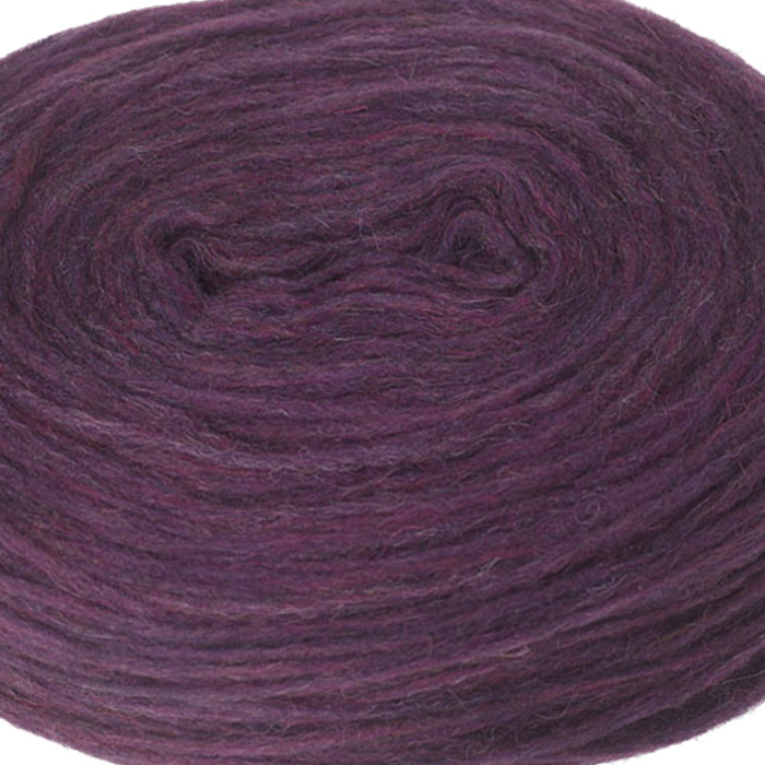 Plötulopi 100% Icelandic Wool Yarn for knitting, weaving and tufting in Fulham, South West London. Plum 1428.