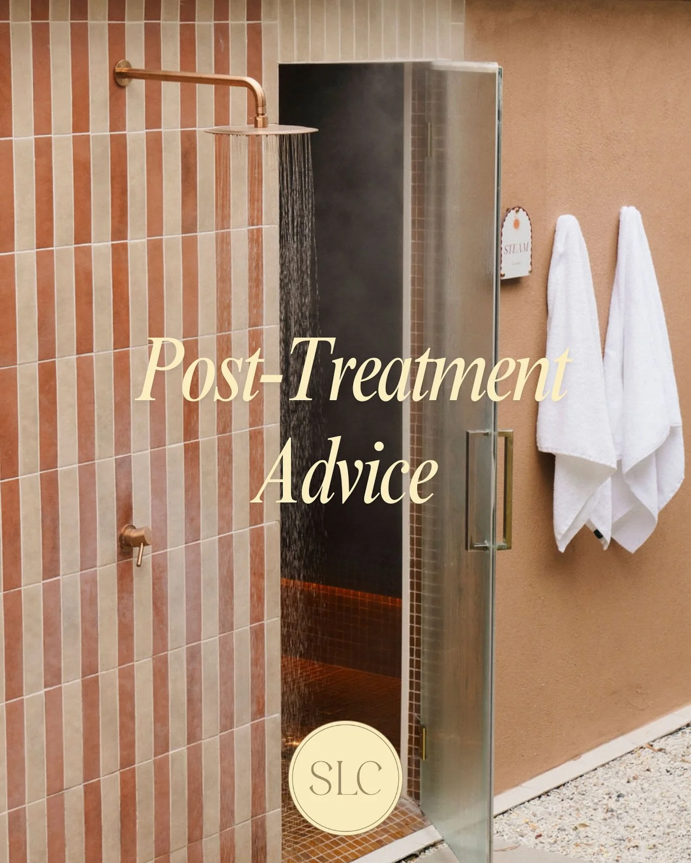 Post-Laser Aftercare Advice 🚿🛁

After your treatment, your skin is sensitive and needs gentle care to heal properly: 

❌ Avoid hot baths, showers, saunas &amp; steam for 48 hours - heat can irritate the treated area and can increase redness or swel