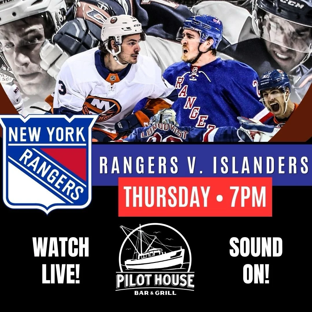It&rsquo;s Thursday and we&rsquo;re ready for you 💪💪💪
&bull;
&bull;
Get out of the house and come down to Pilot House for dinner, drinks, and game-time snacks 🍔🍻
🏒 Rangers vs Islanders | 7PM
It&rsquo;s cozy inside, the heat is blasting, and the
