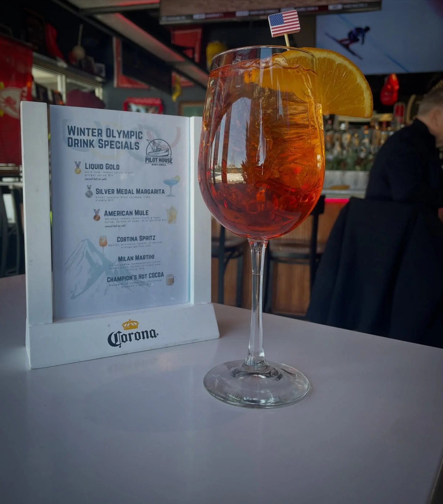 The Winter Olympics are underway and we&rsquo;re watching everything at Pilot House 🏂⛸️
Wall-to-wall TVs, sound on for must-see moments, and a brand new Olympic drink menu to keep you warm (or chilled 😉) -with a little Italy sprinkled in 🇮🇹
🍴 Lu