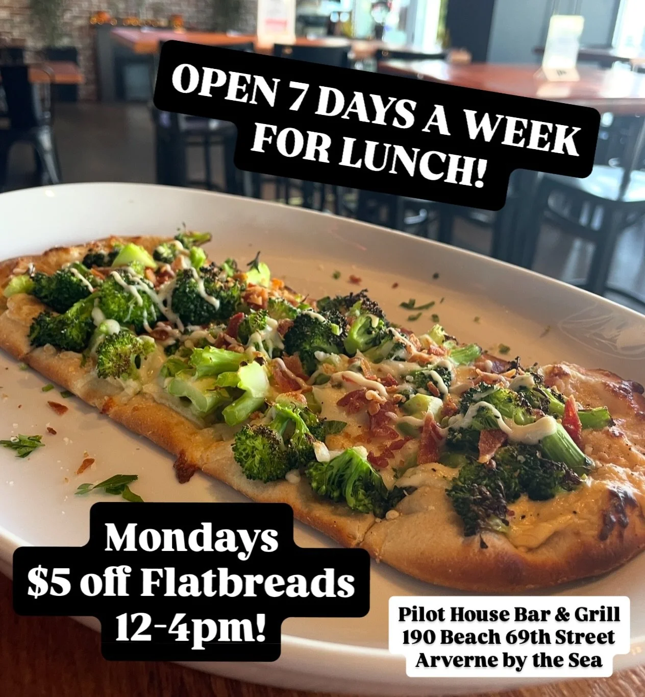 We know you skipped work today&hellip; so join us for some lunch and libations! We open at NOON for LUNCH everyday! BRUNCH on weekends at 11am!!! 
&bull;
&bull;
Watch the OLYMPICS alllllll dayyyyyy! 🎿
St John&rsquo;s Basketball Tonight at 6:30! 🏀
#