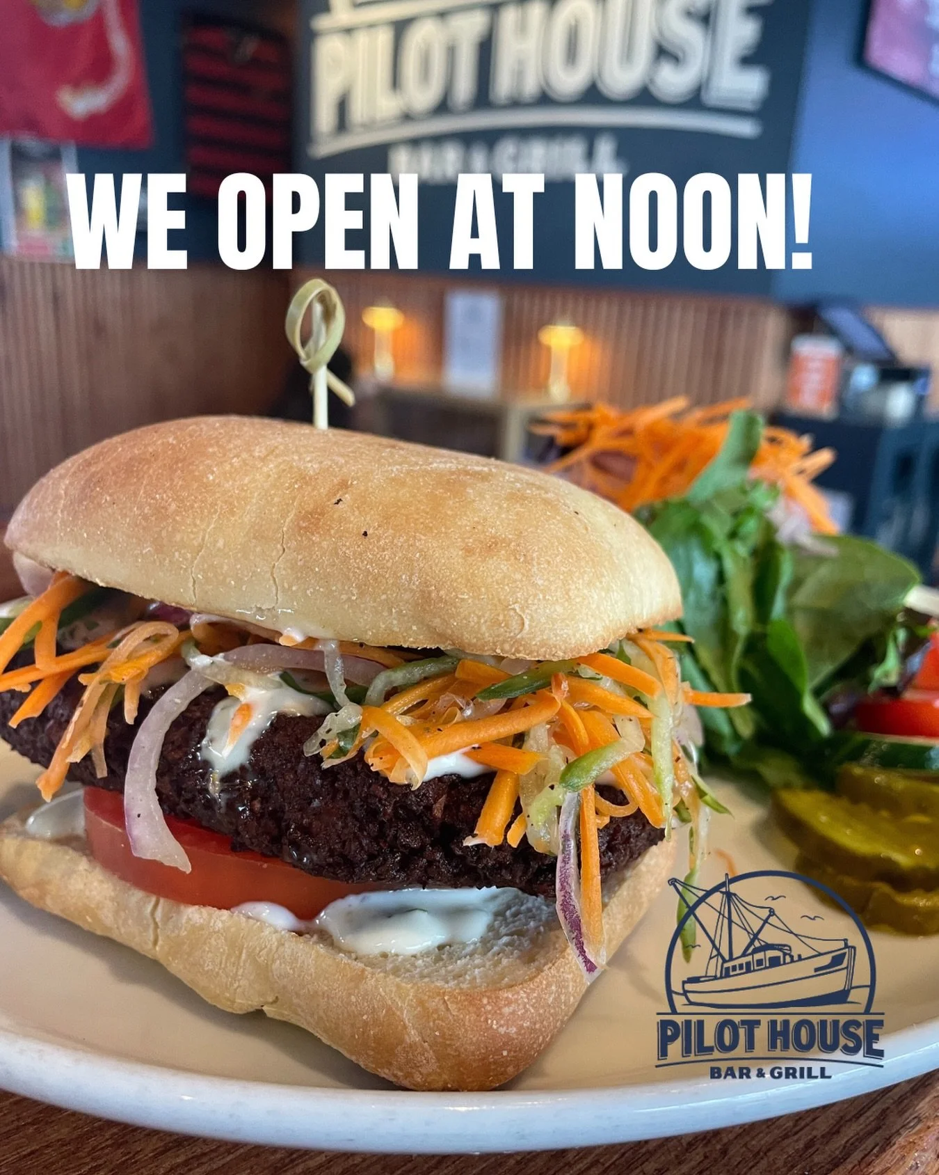 Doors open at NOON for LUNCH! 
Come grab a bite or cozy up to the bar for a drink! 
#rockawaybeach #sportsbar #snowday