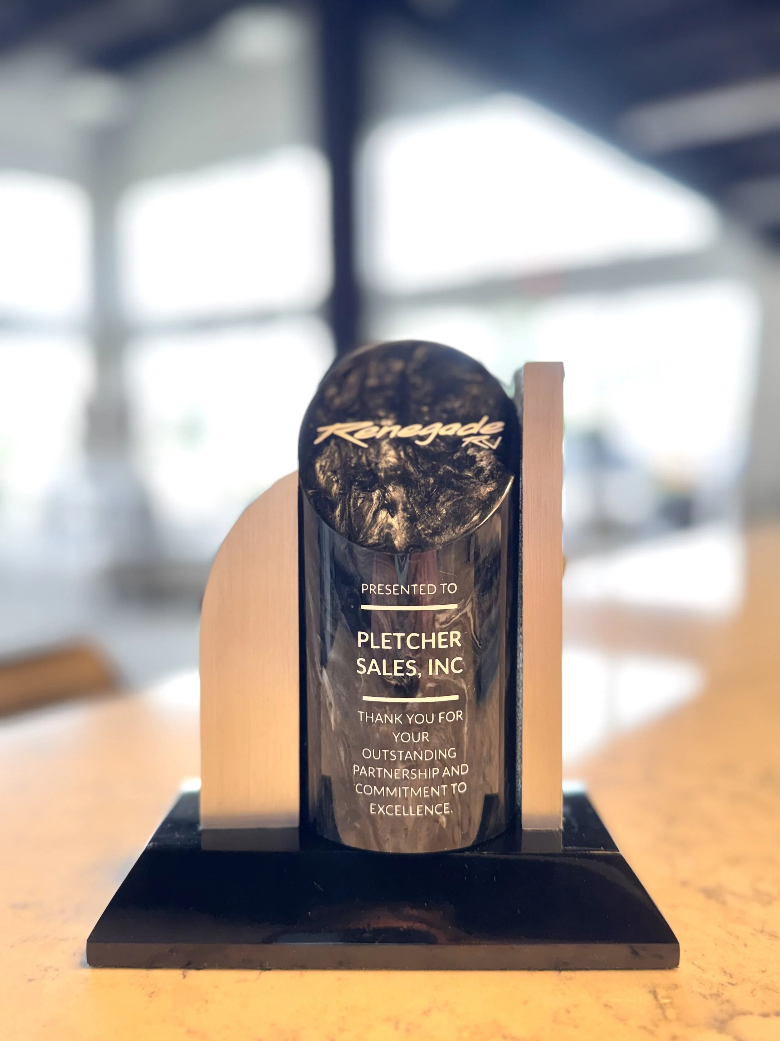 Pletcher Sales Recognized by Renegade RV