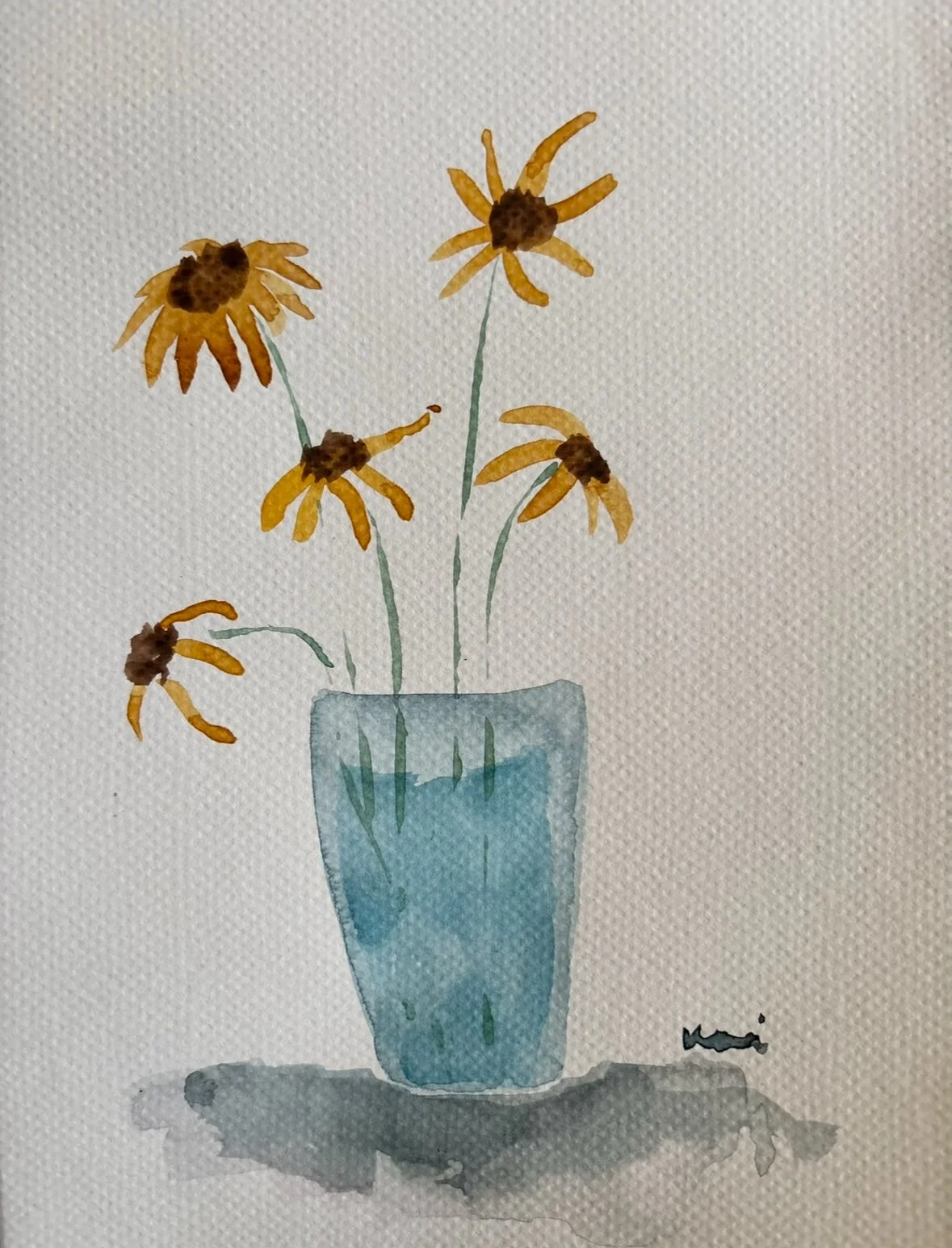 Black Eyed Susans Pack of 10 Greeting Cards