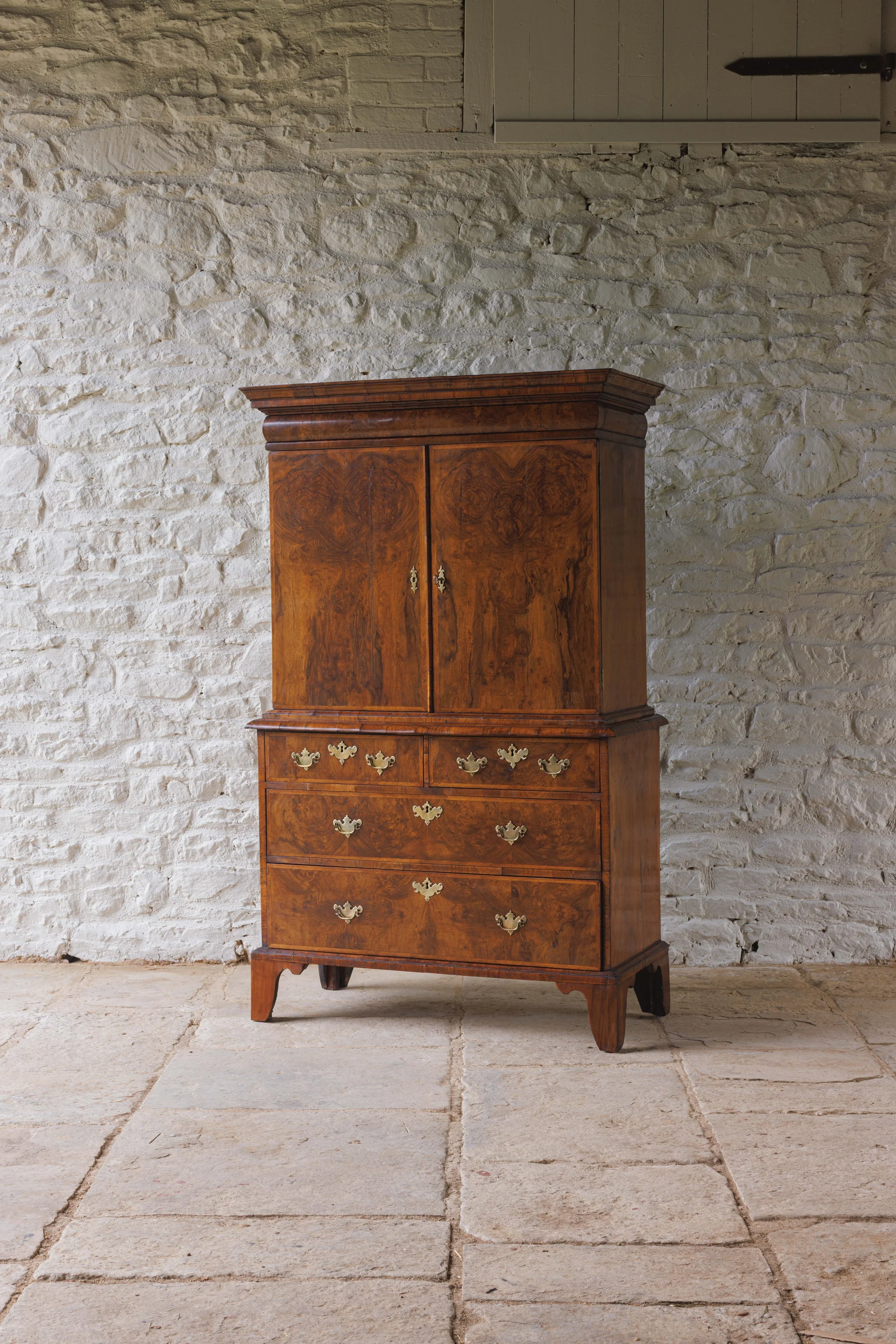 Walnut Cabinet on chest