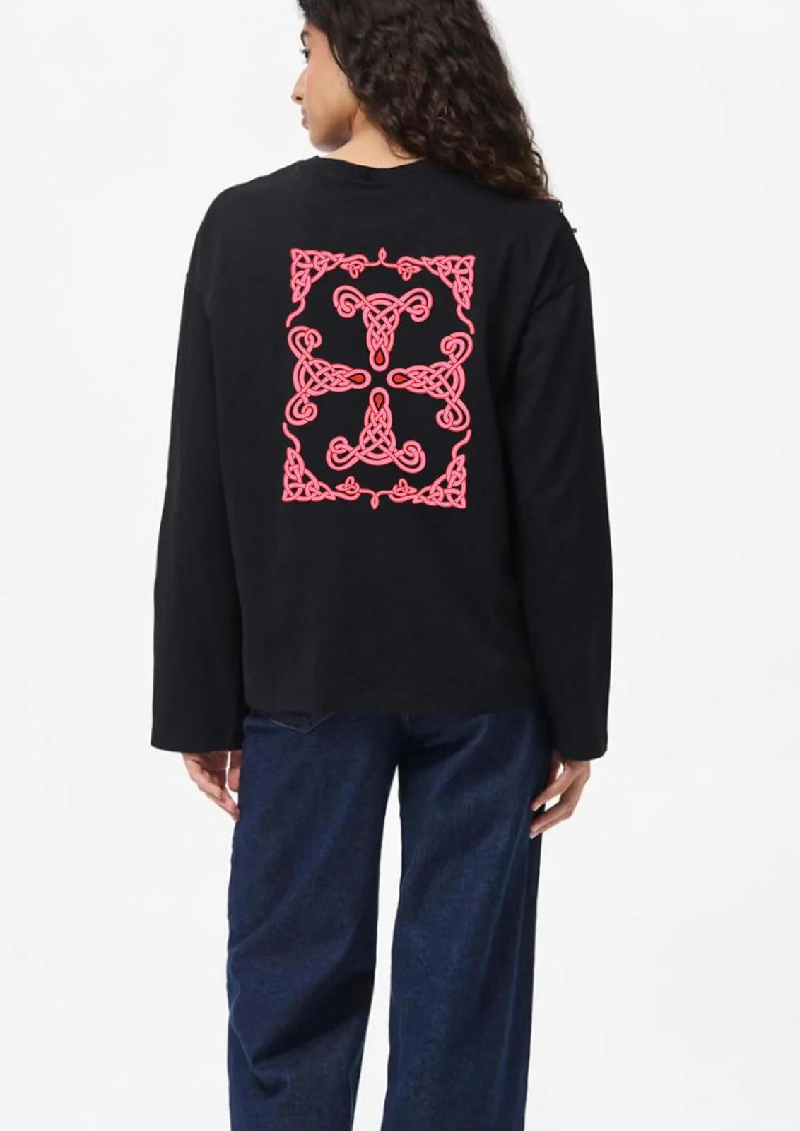 Celtic womb long sleeve Tee