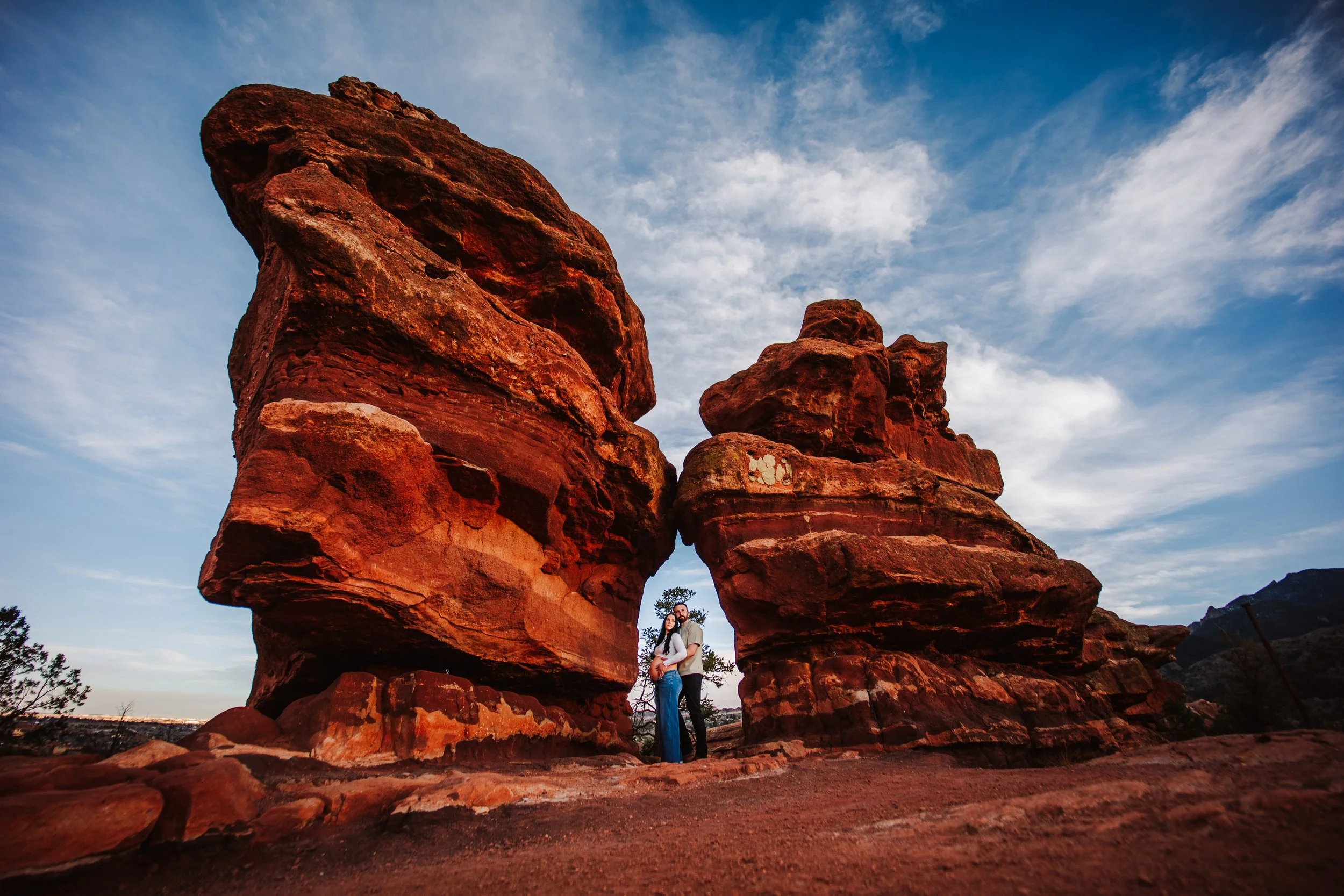 Garden of the Gods Maternity Portrait Session