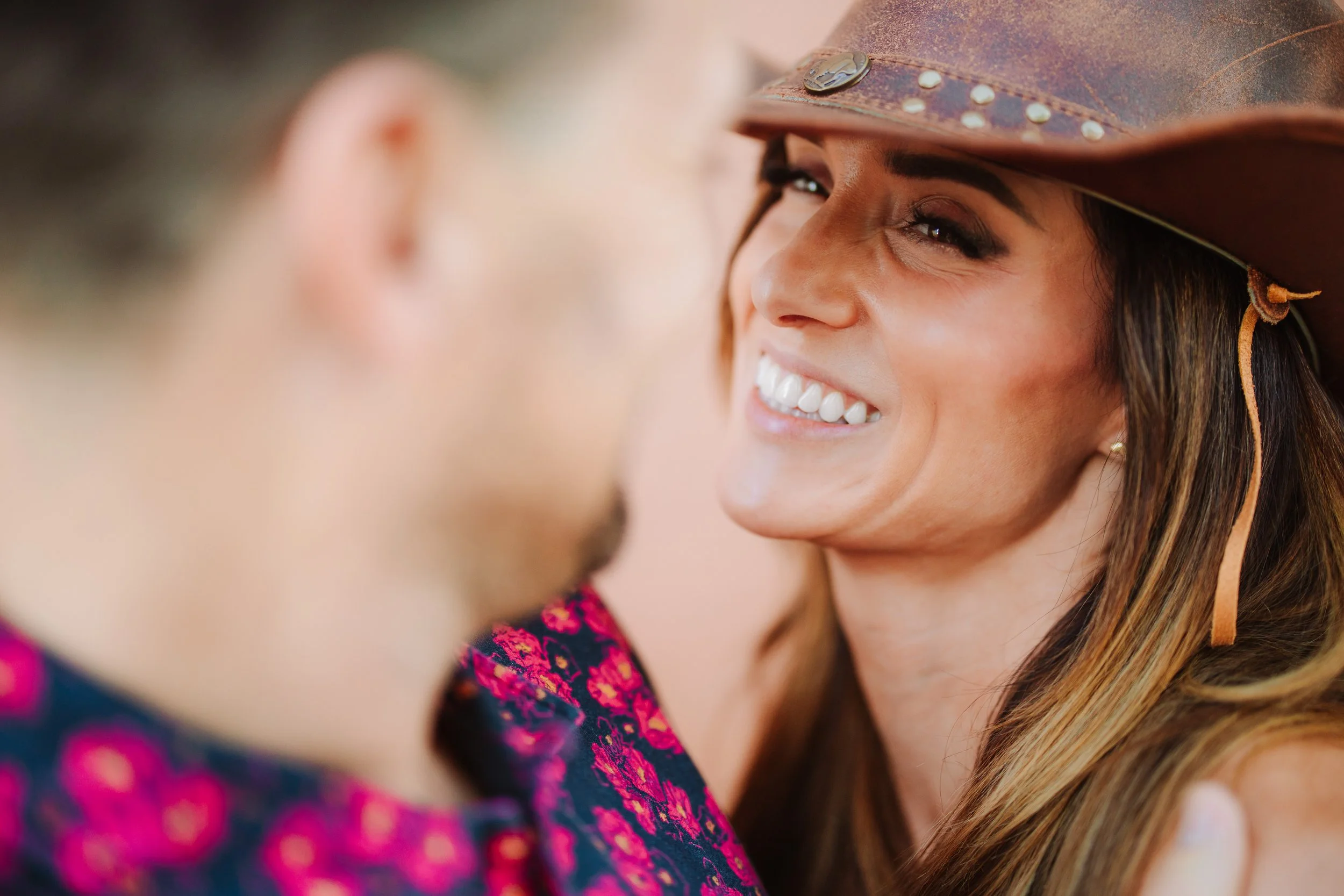 the way she looks at him 