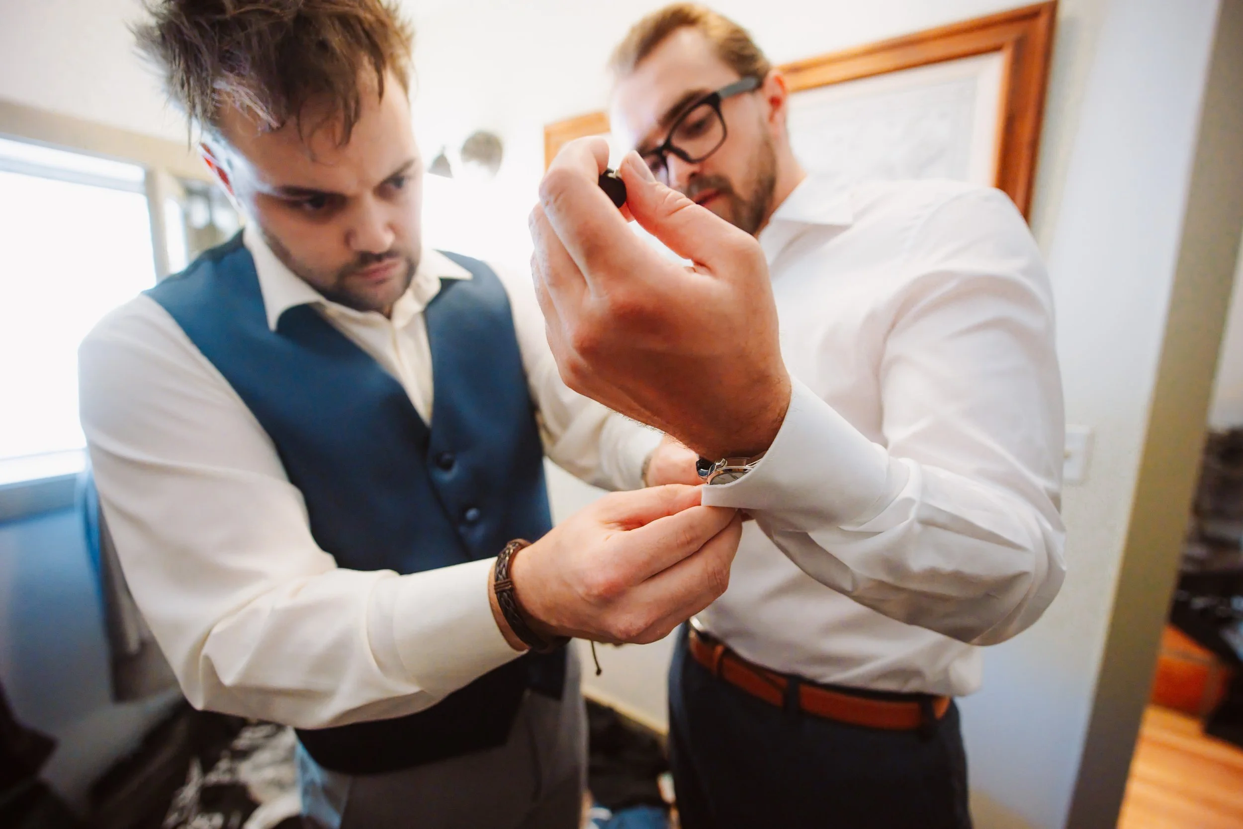 the groom with his men 