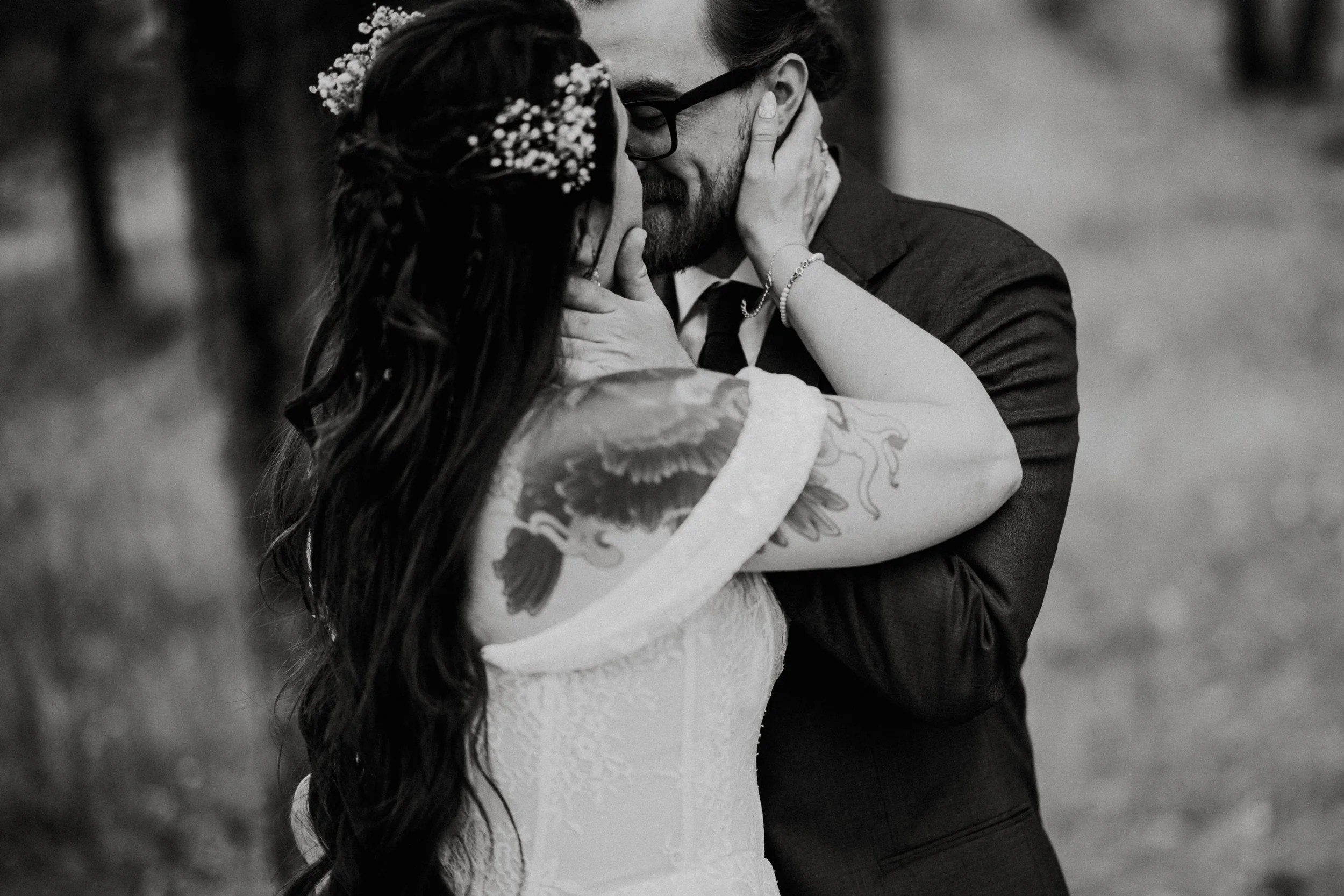 he loves his new wife 