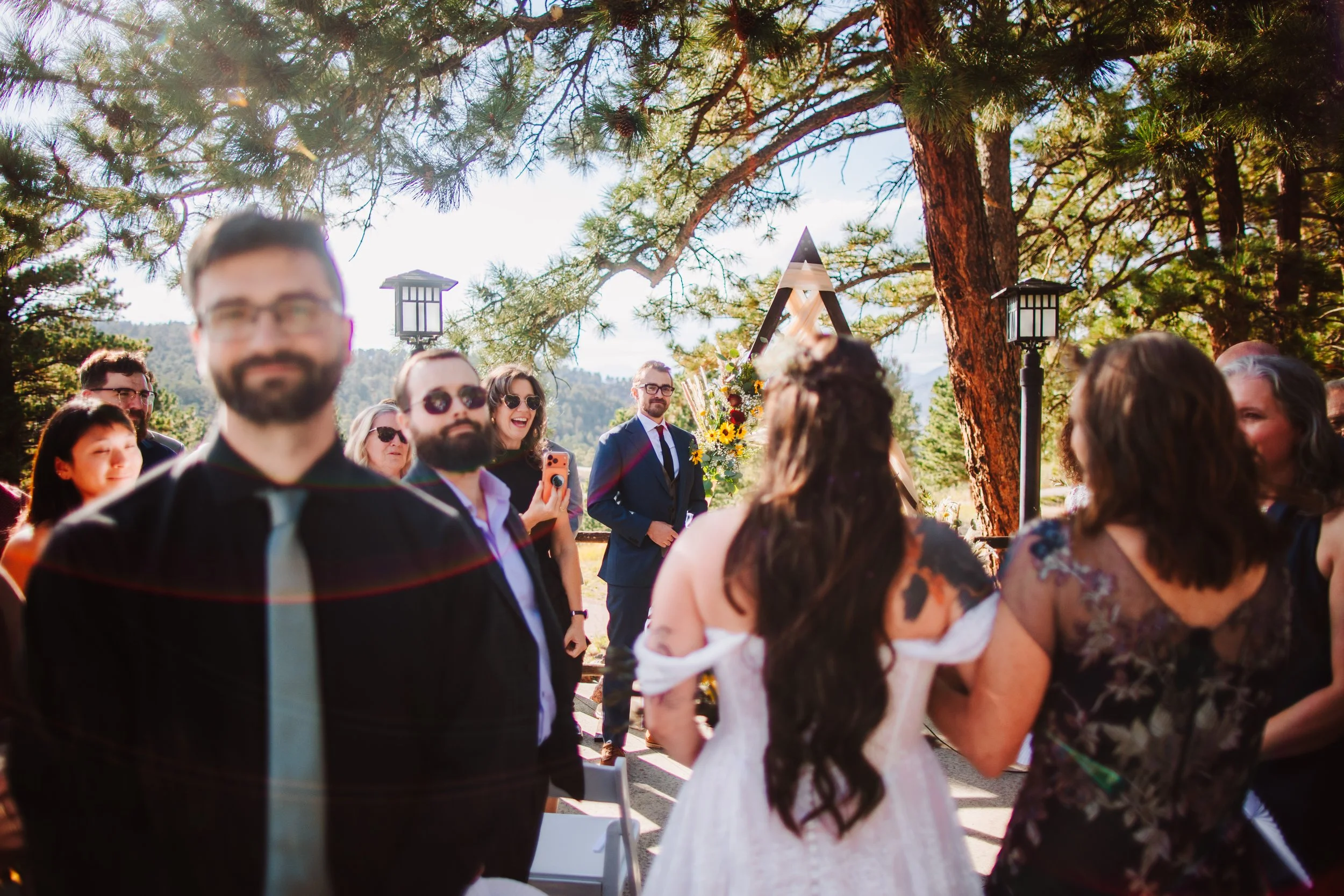 coming down the isle 