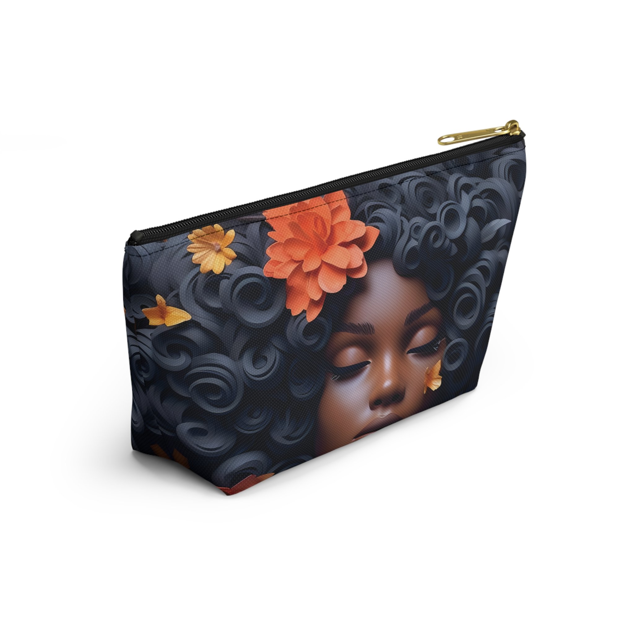 Floral Accessory Travel Pouch for Women